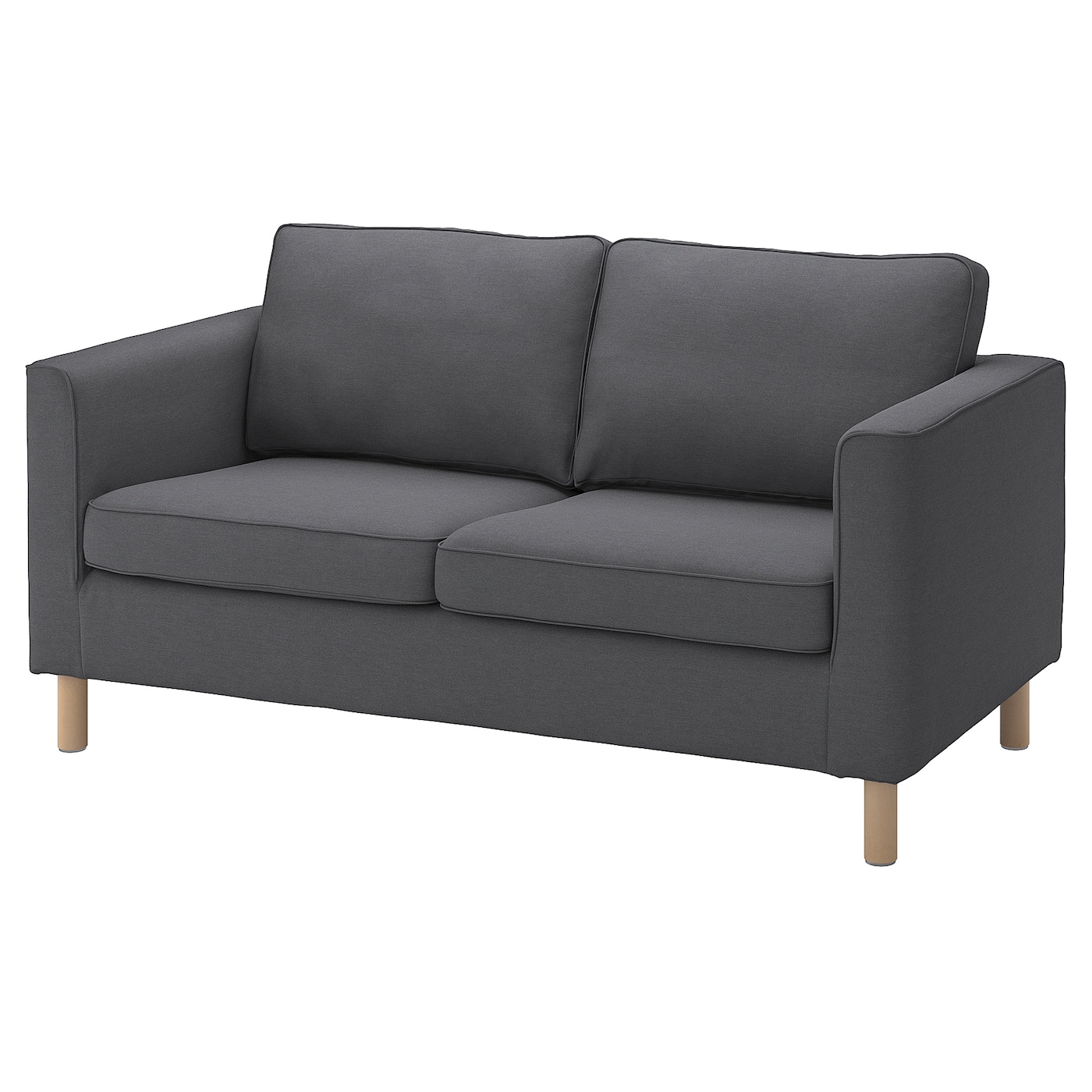IKEA PÄRUP sofa 2-osobowa, Vissle szary, Szerokość: 165 cm