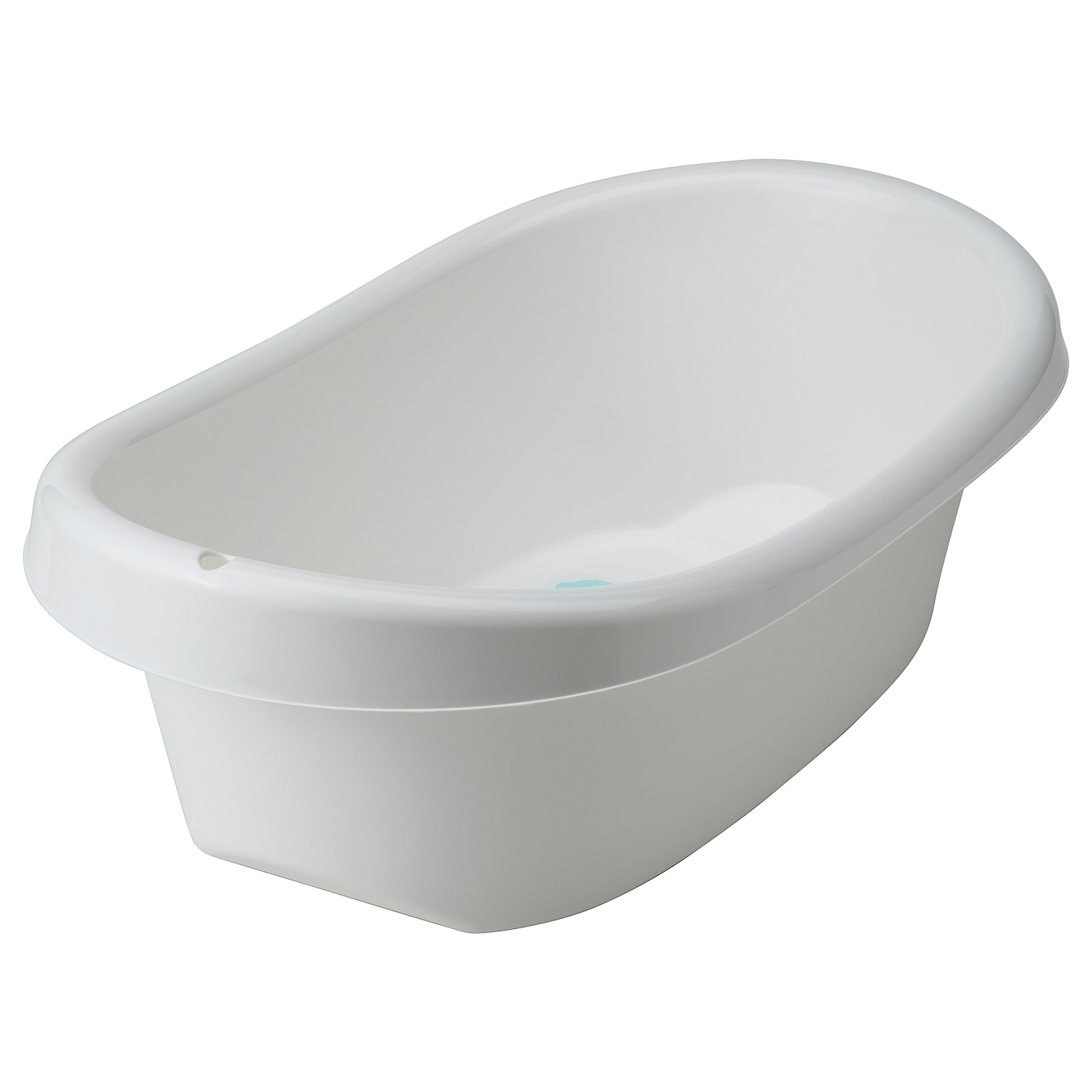 IKEA LÄTTSAM wanienka, biały/turkusowy, Długość: 71 cm