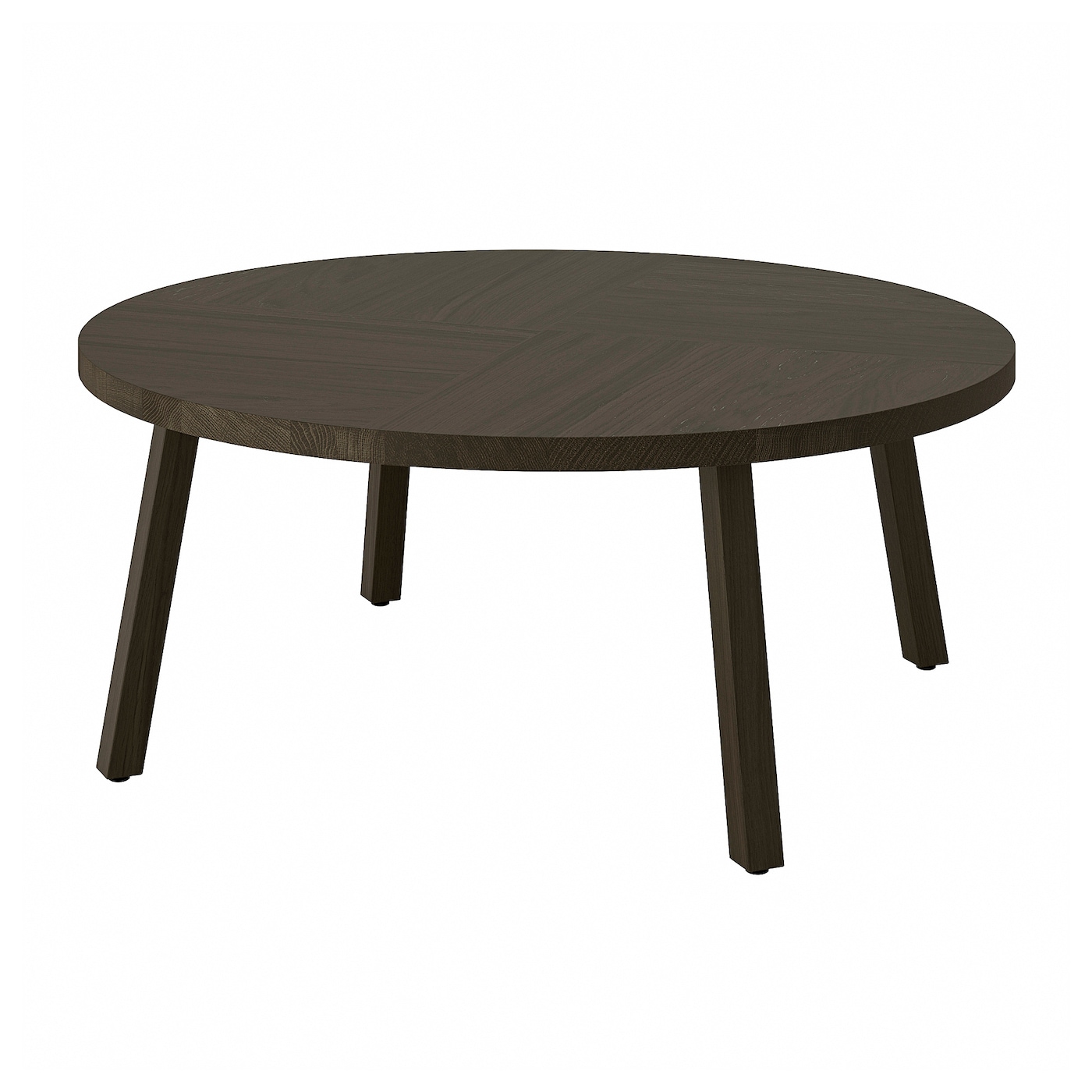 IKEA STOCKHOLM 2025 stolik kawowy, okl dęb ciemnobrązowy, Średnica: 90 cm