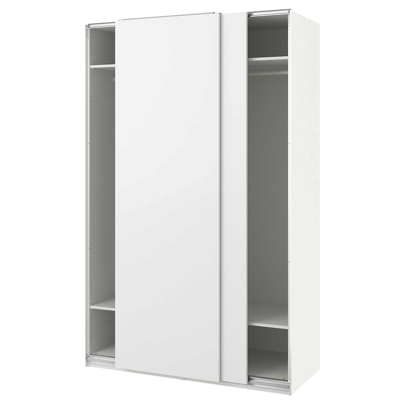 IKEA PAX / HASVIK kombinacja szafy, biały/biały, 150x66x236 cm