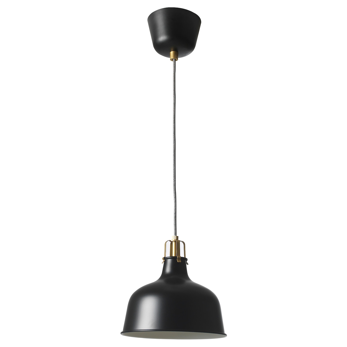 IKEA RANARP lampa wisząca, czarny, 23 cm