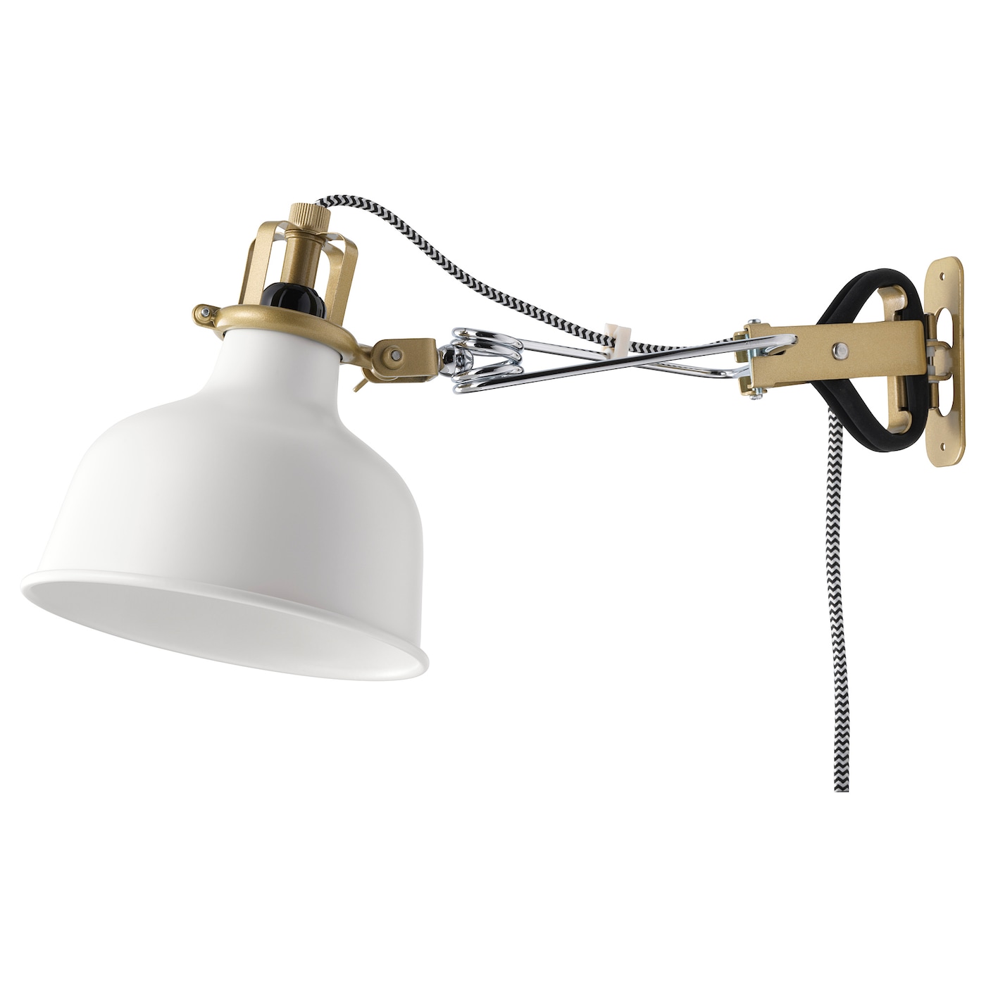 IKEA RANARP reflektor z klamrą, ścienny, kremowy, Maks.: 7 Wat