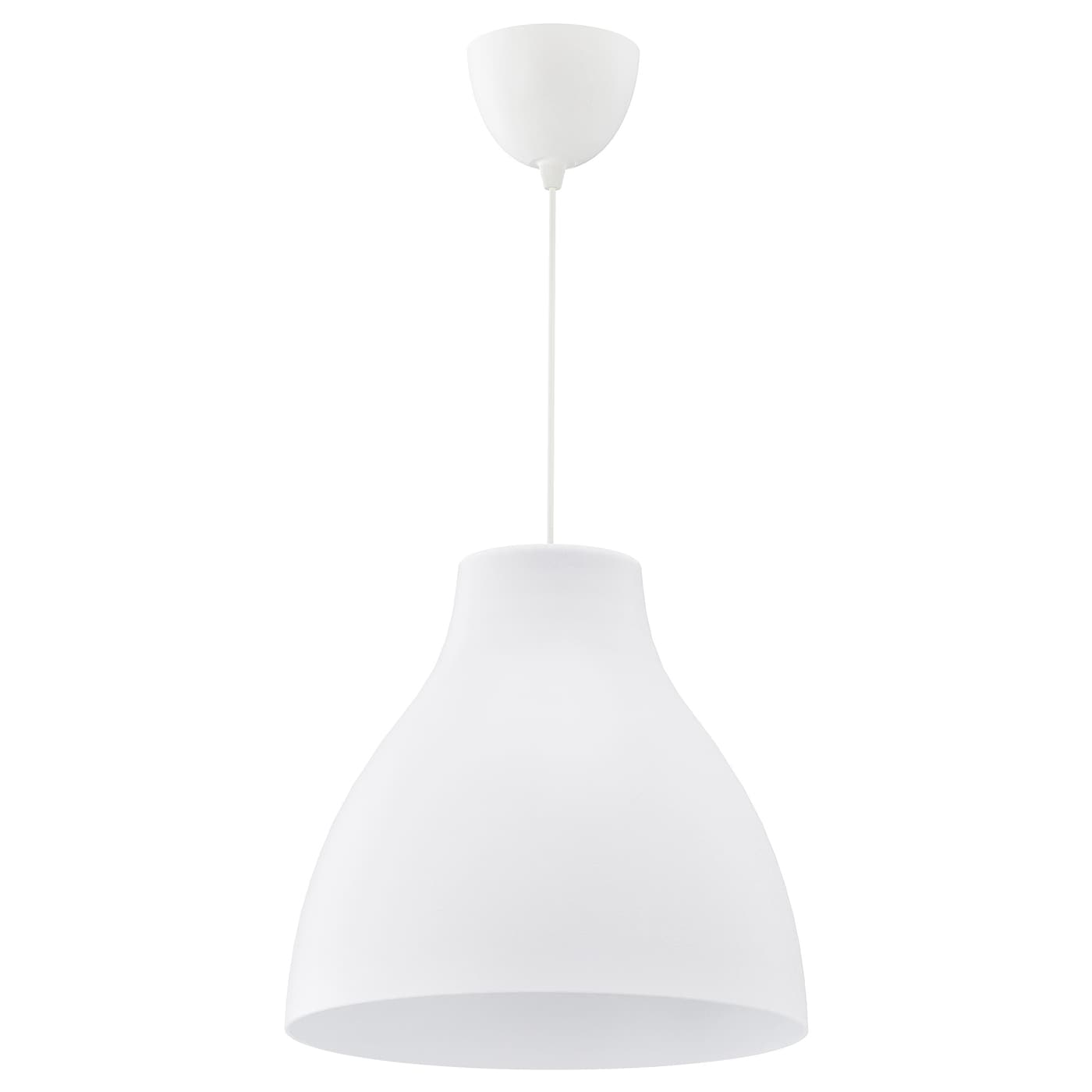 IKEA MELODI lampa wisząca, biały, 38 cm