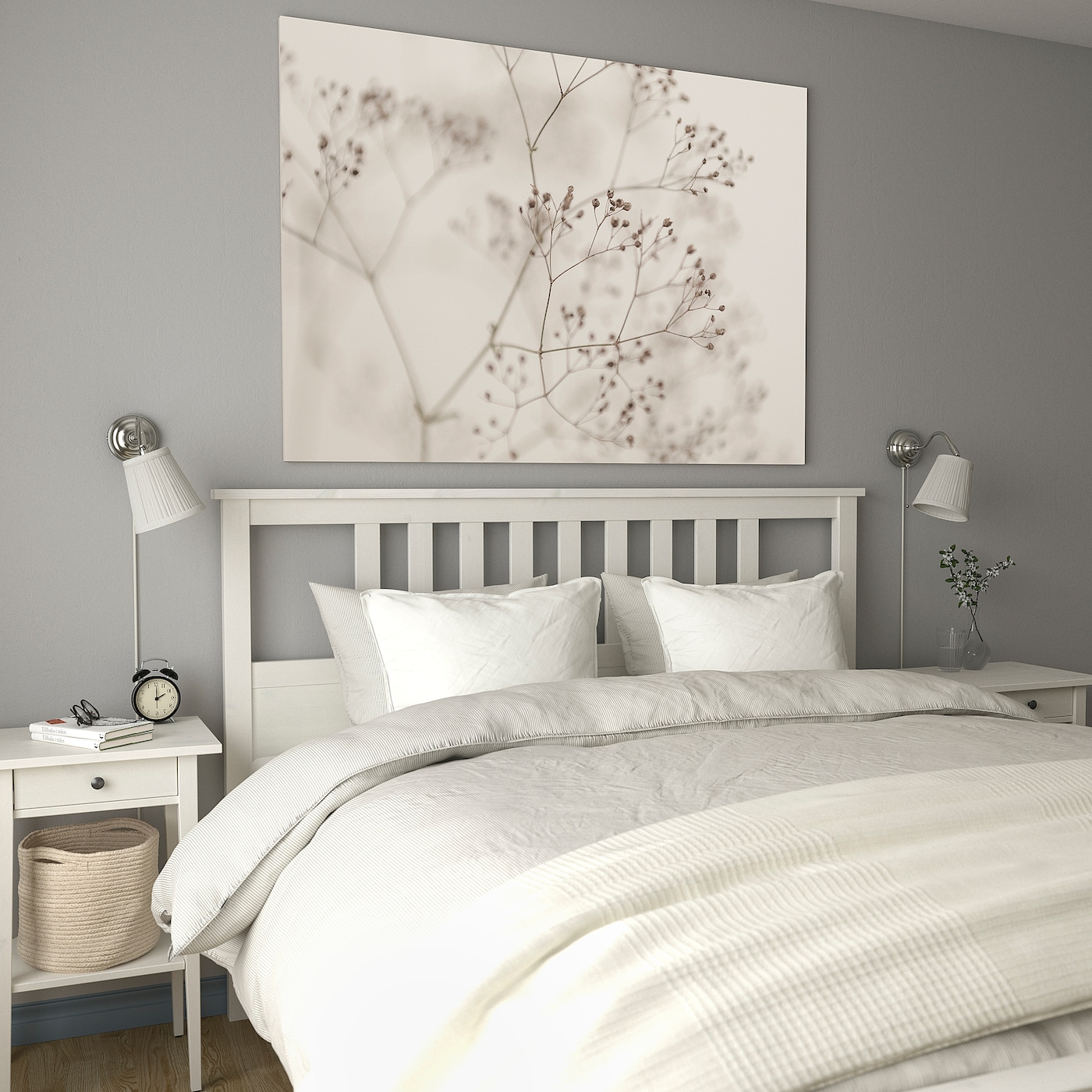 IKEA BJÖRKSTA obraz, kwiaty – zbliżenie, 140x100 cm