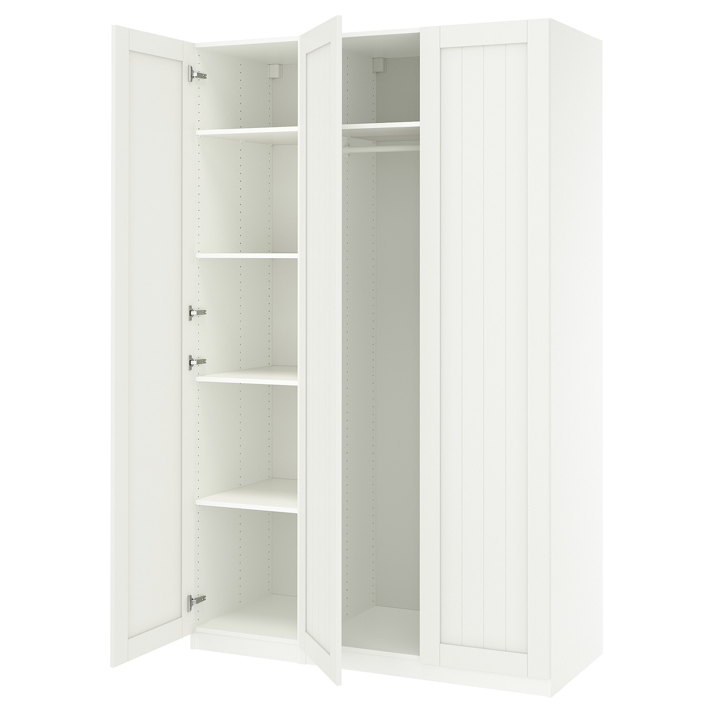 IKEA PAX / GULLABERG kombinacja szafy, biały/biały, 150x60x236 cm