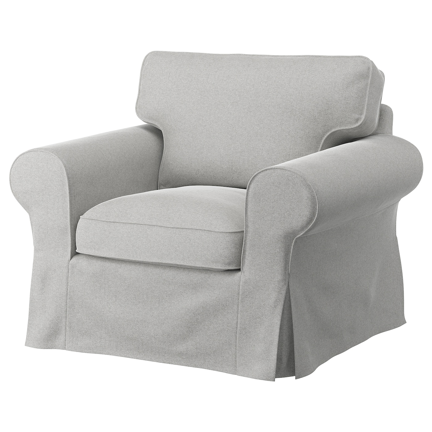 IKEA EKTORP fotel, Tallmyra biały/czarny, Szerokość: 104 cm