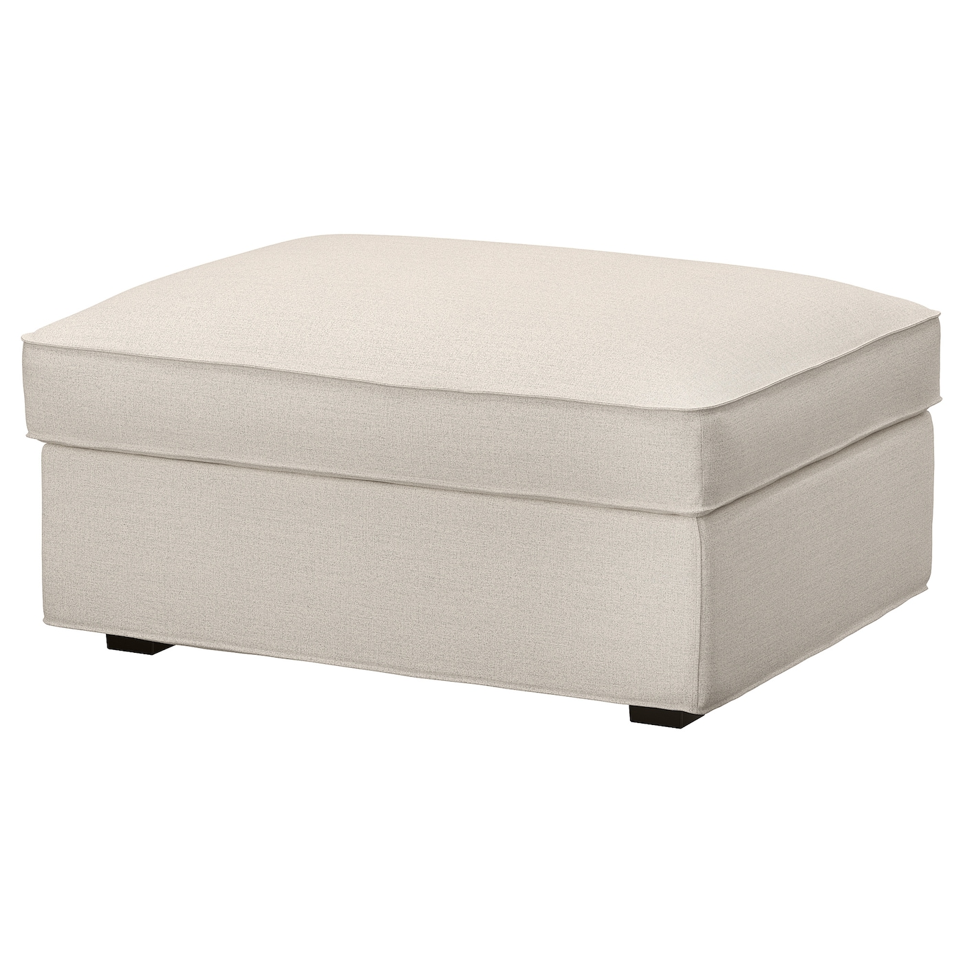 IKEA KIVIK podnóżek ze schowkiem, Gunnared beżowy, Szerokość: 90 cm