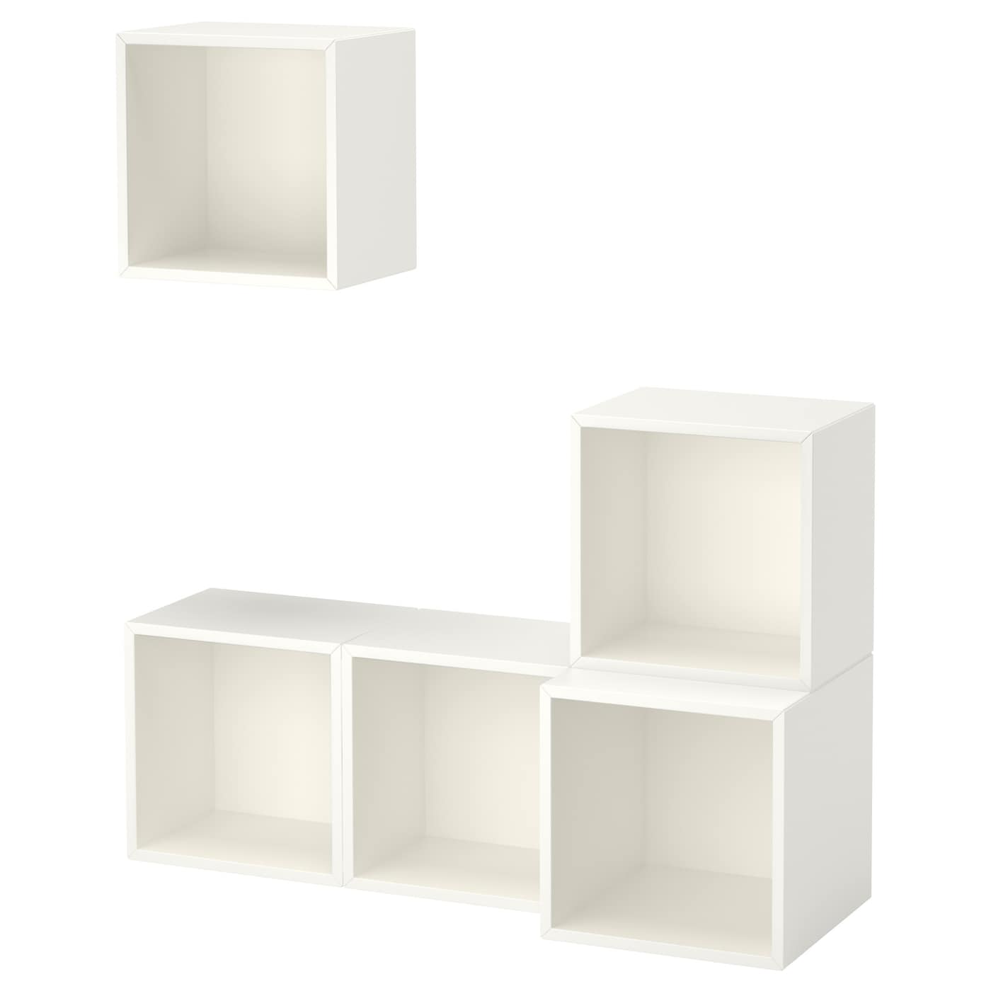 IKEA EKET kombinacja szafek ściennych, biały, 105x35x120 cm