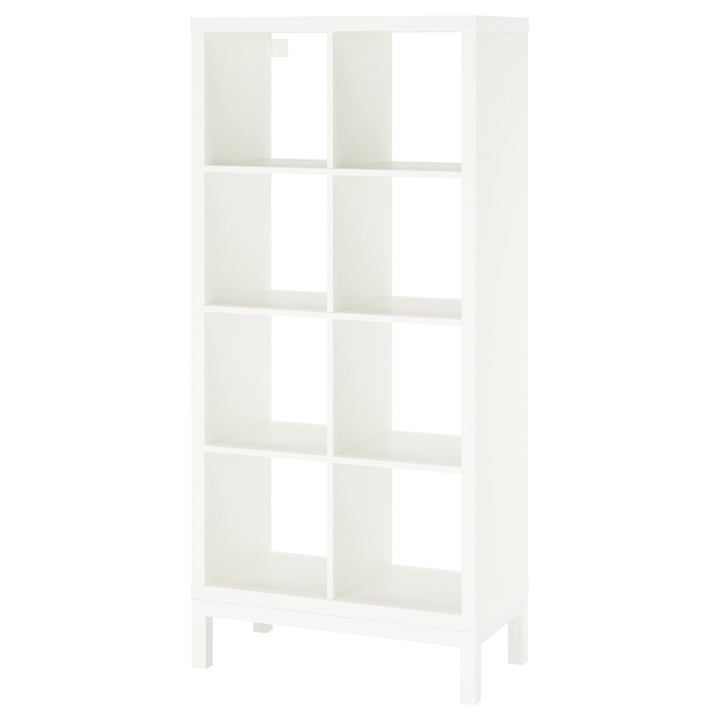 IKEA KALLAX regał z ramą nośną, biały/biały, 77x164 cm