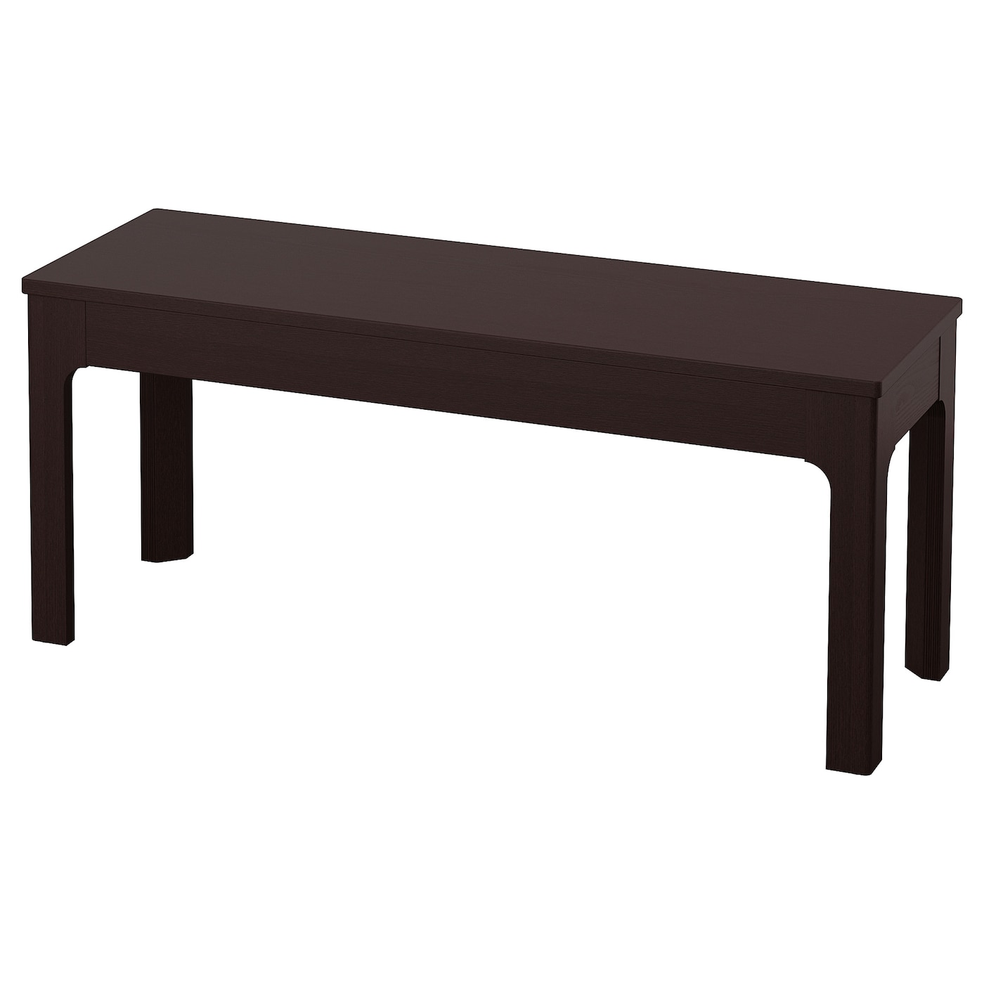 IKEA EKEDALEN ławka, ciemnobrązowy, 105x36 cm