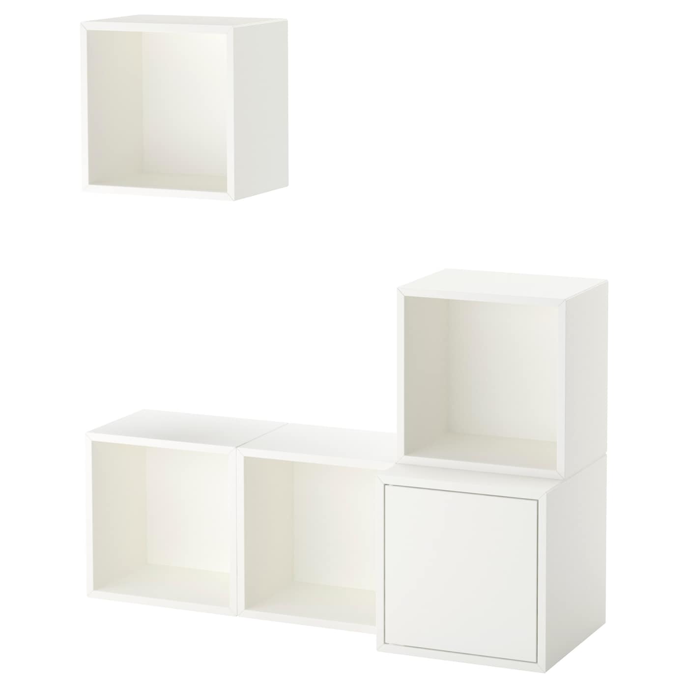 IKEA EKET kombinacja szafek ściennych, biały, 105x35x120 cm