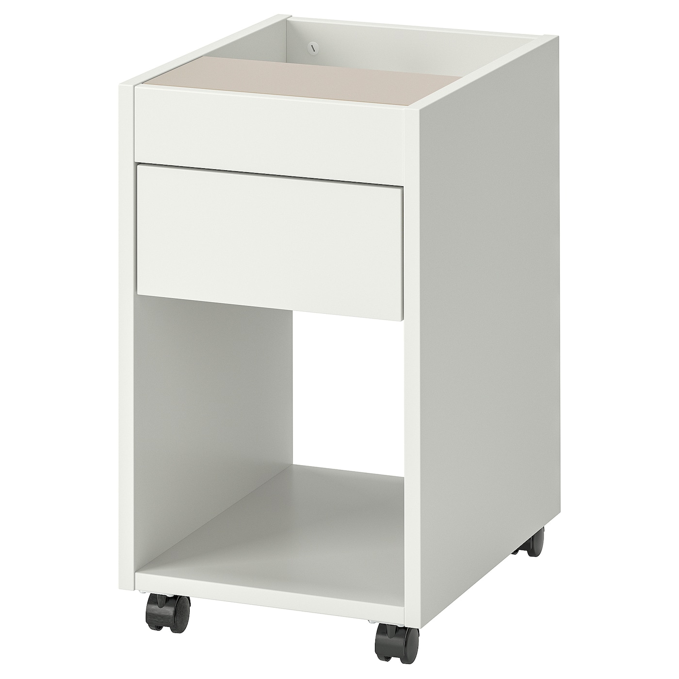 IKEA TONSTAD komoda na kółkach, kremowy, 35x60 cm