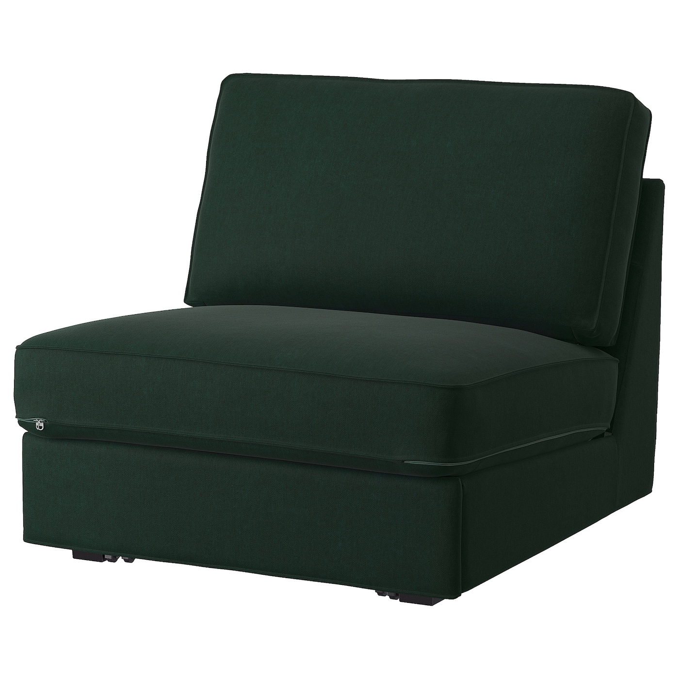 IKEA KIVIK 1o sofa rozkładana, Tallmyra ciemnozielony, Długość łóżka: 197 cm