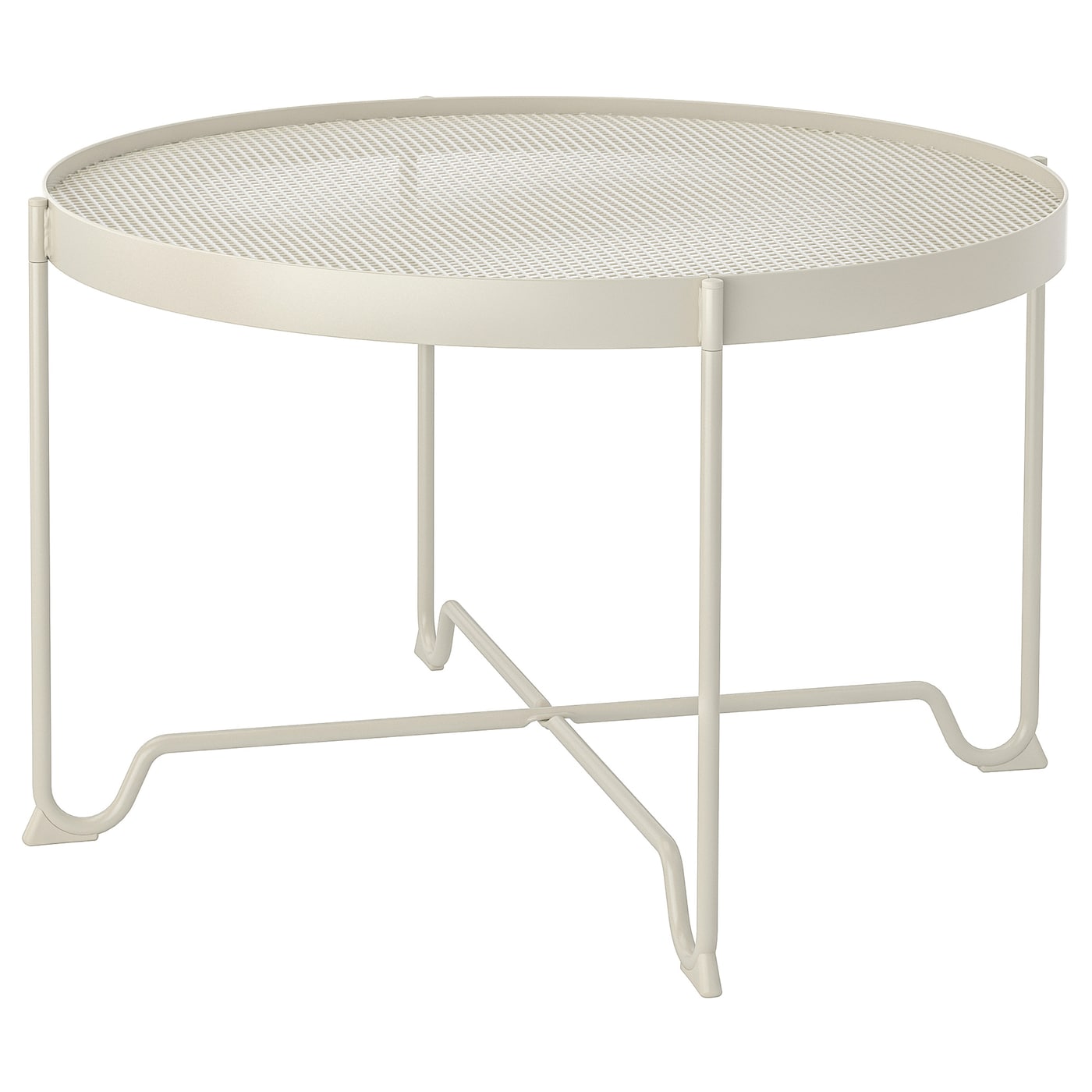 IKEA KROKHOLMEN stolik kawowy, ogrodowy, beżowy, 73 cm