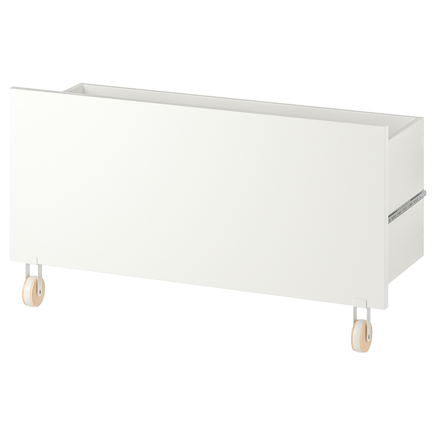 IKEA BILLY szuflada, biały/z kółkami, 80x28x43 cm