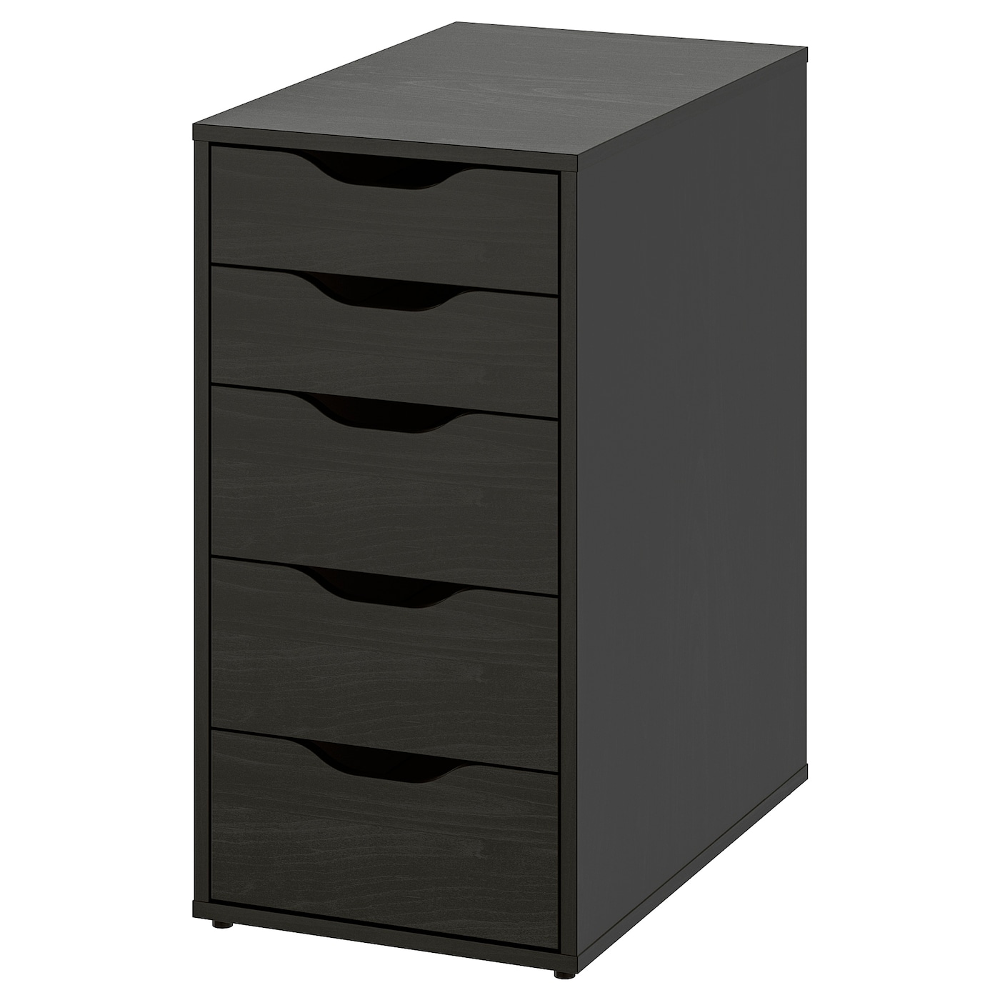 IKEA ALEX komoda, czarnybrąz, 36x70 cm