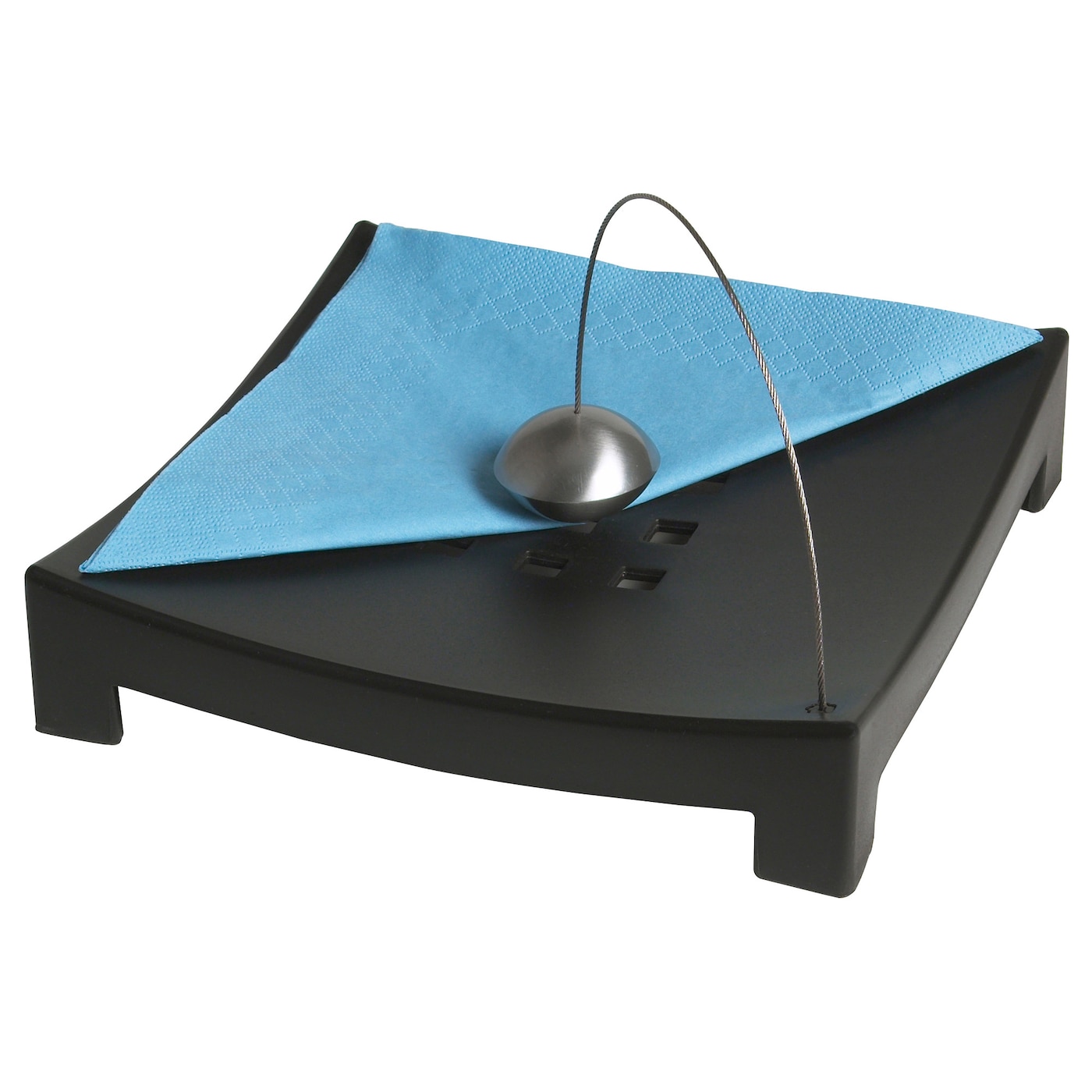 IKEA KNYCK serwetnik, czarny, Długość: 22 cm