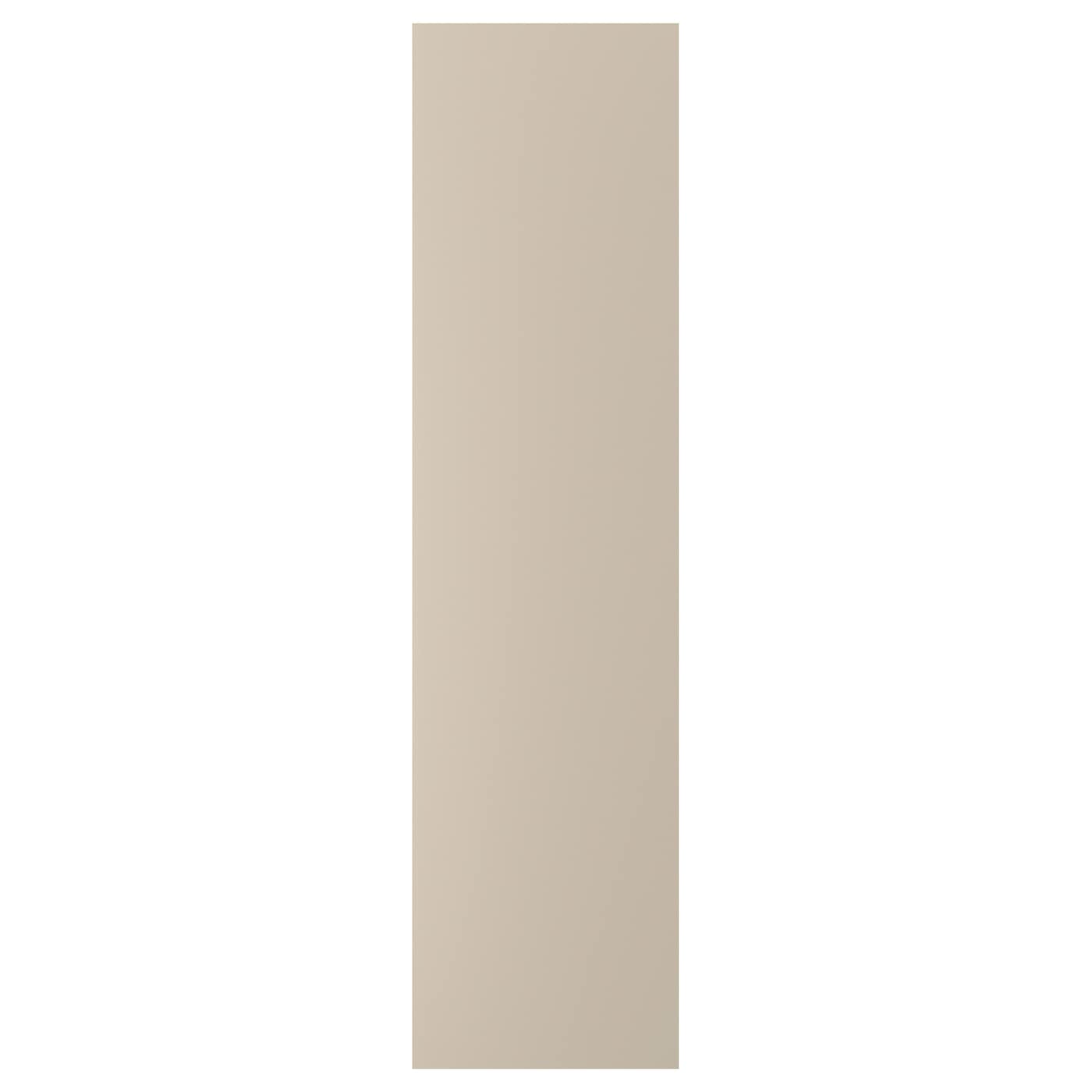 IKEA FORSAND drzwi z zawiasami, szarobeżowy, 50x195 cm