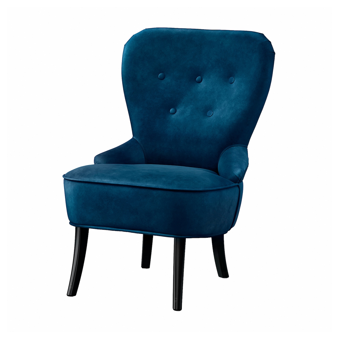 IKEA REMSTA fotel, Djuparp ciemnozielononiebieski, Szerokość: 60 cm