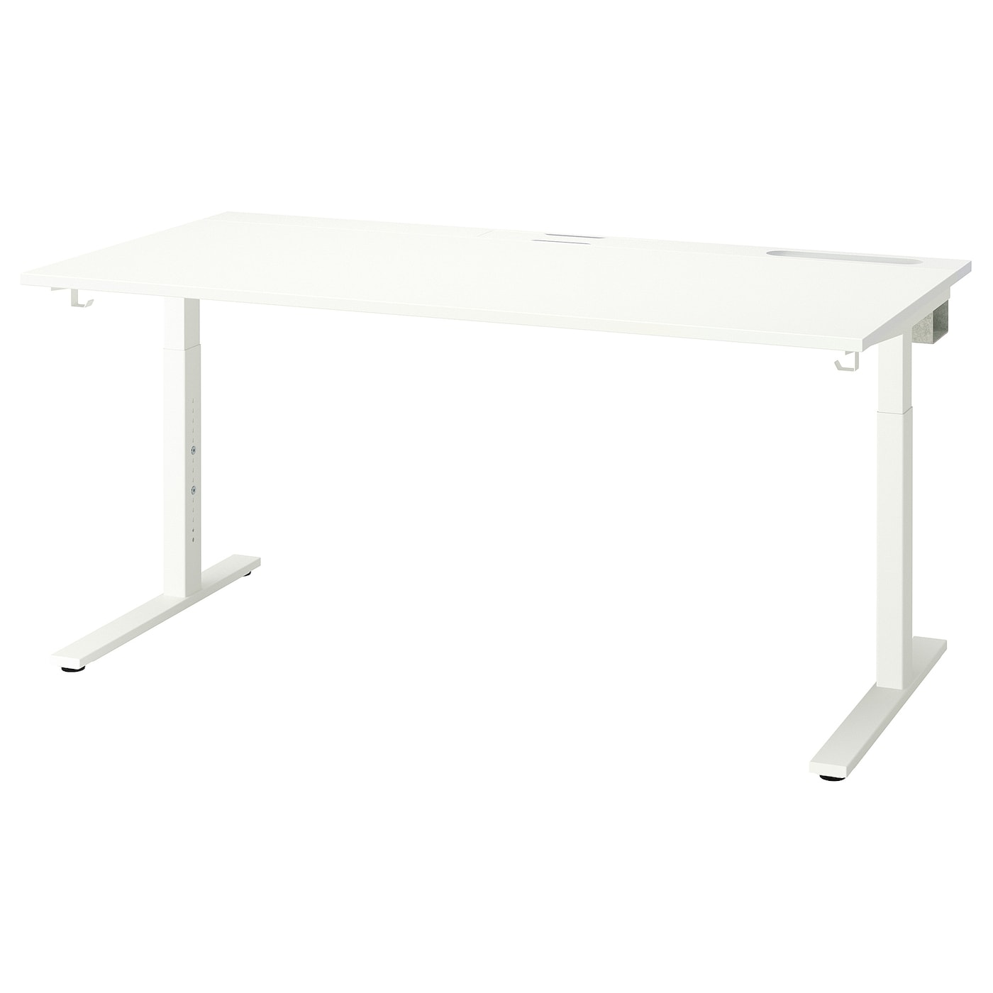 IKEA MITTZON biurko, biały, 160x80 cm