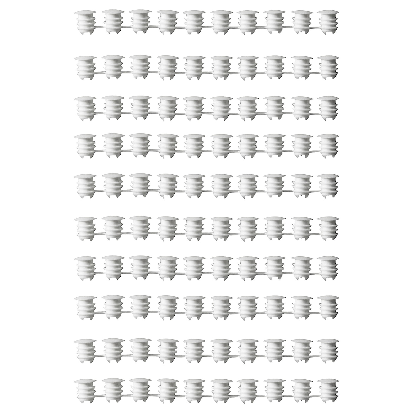 IKEA VARIERA zaślepka, biały, Ilość w opakowaniu: 100 szt.