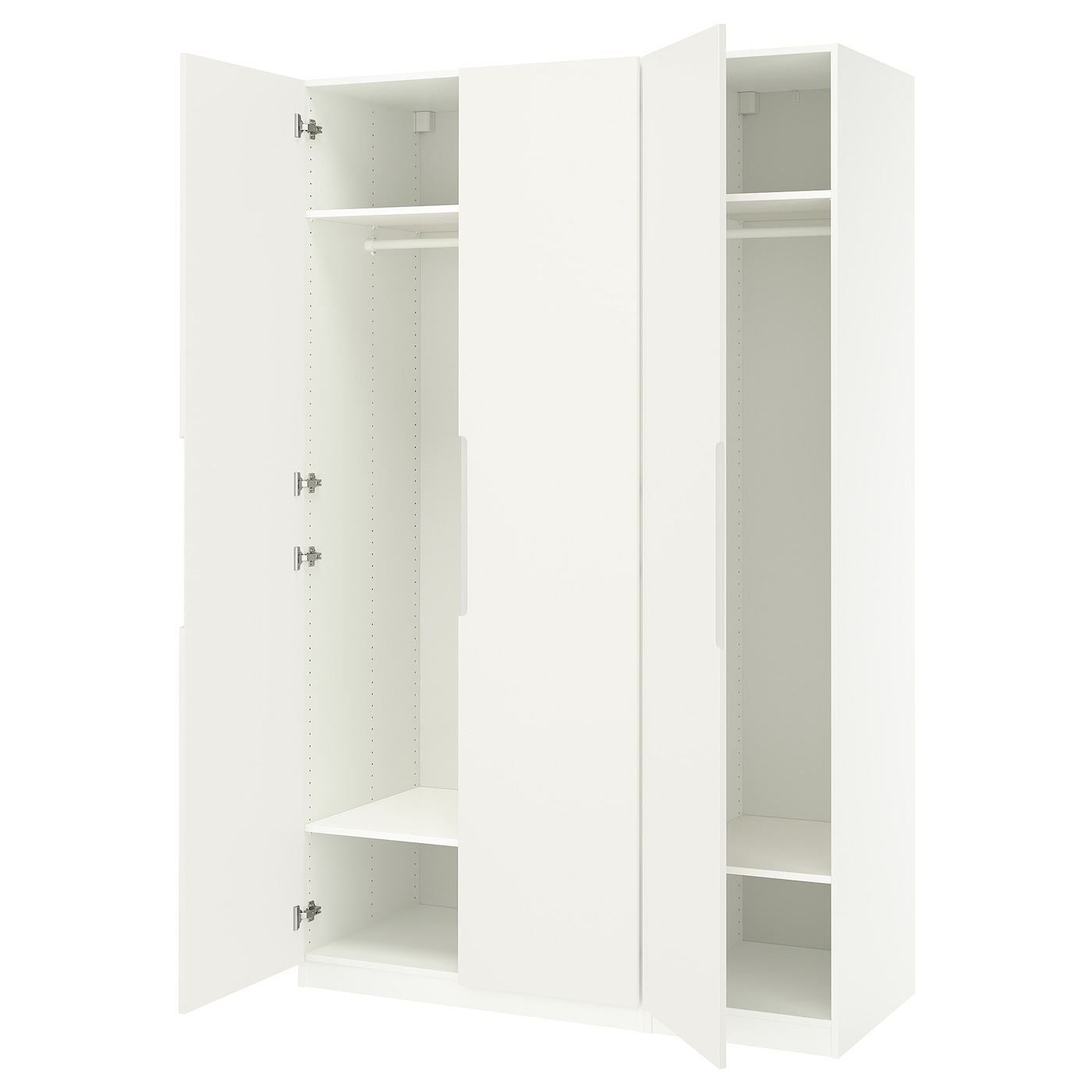 IKEA PAX / TONSTAD kombinacja szafy, biały/kremowy, 150x60x236 cm