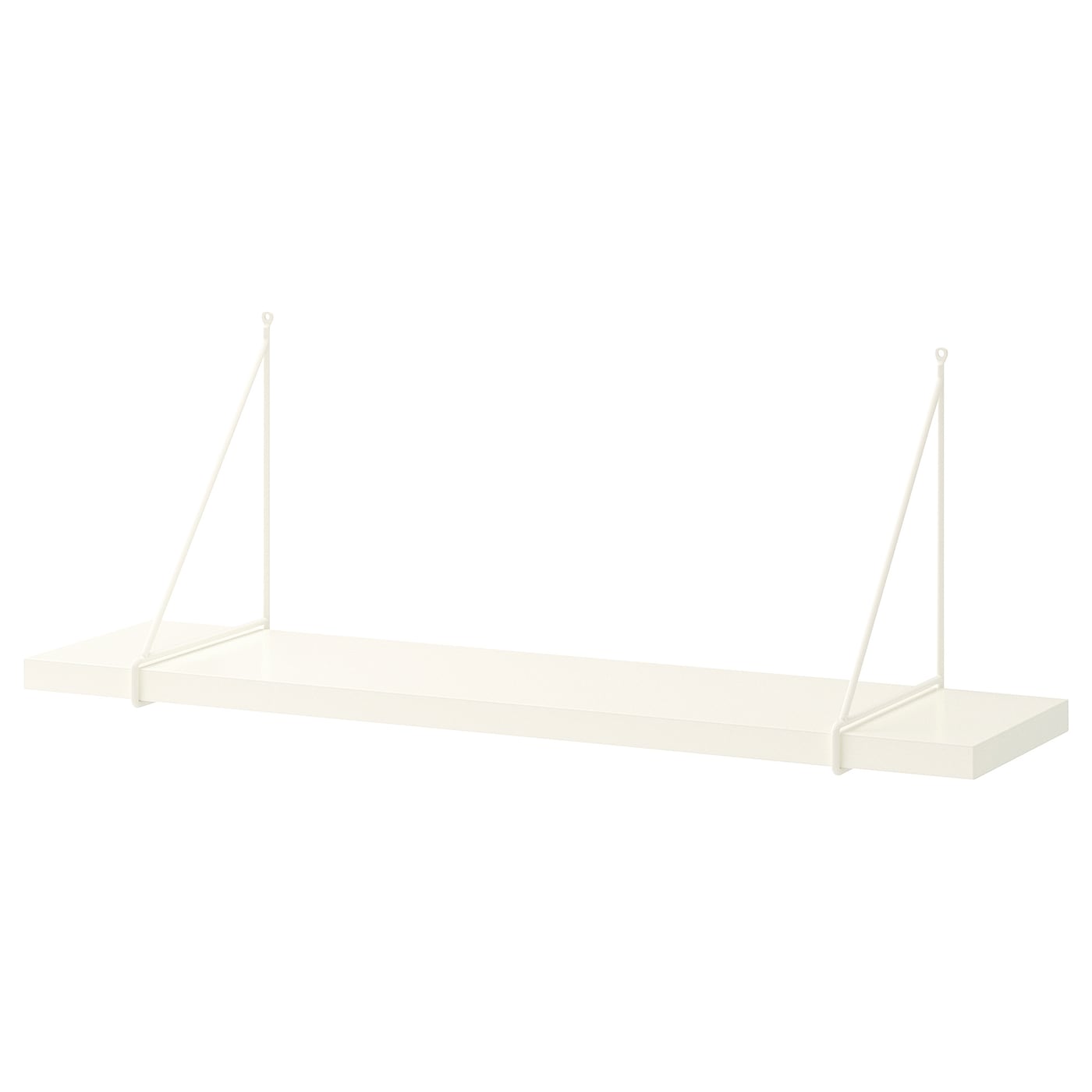 IKEA BERGSHULT / PERSHULT półka ścienna, biały/biały, 80x20 cm