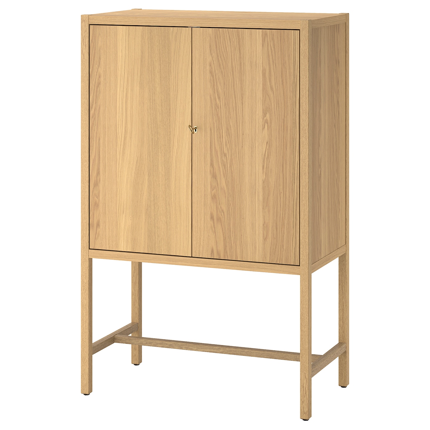 IKEA STOCKHOLM 2025 Szafka/2 drzwi, okl dęb, 80x40x126 cm