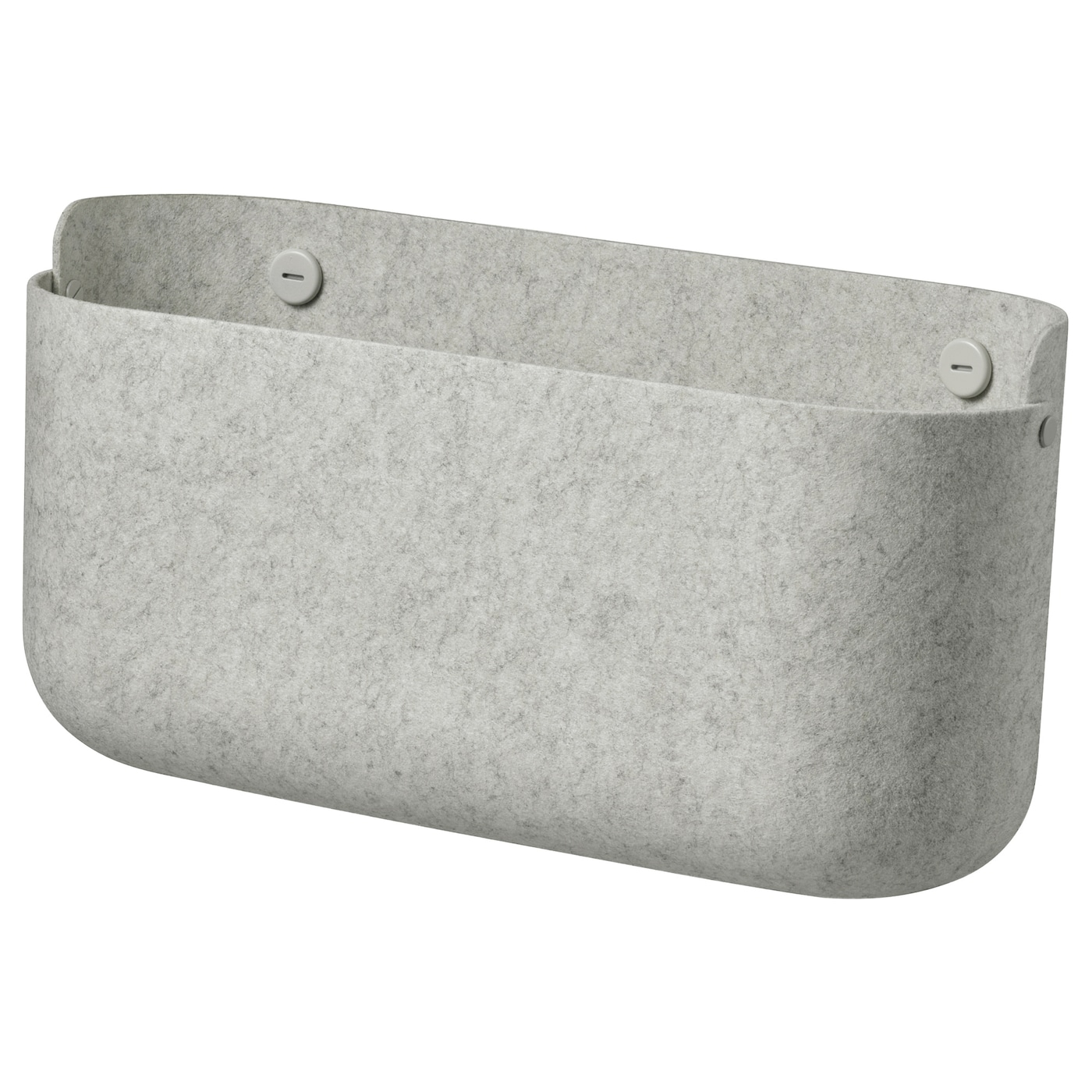 IKEA SKÅDIS koszyk, szary, Wysokość: 17 cm