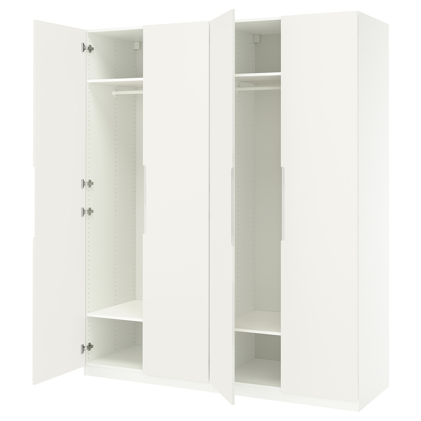 IKEA PAX / TONSTAD kombinacja szafy, biały/kremowy, 200x60x236 cm
