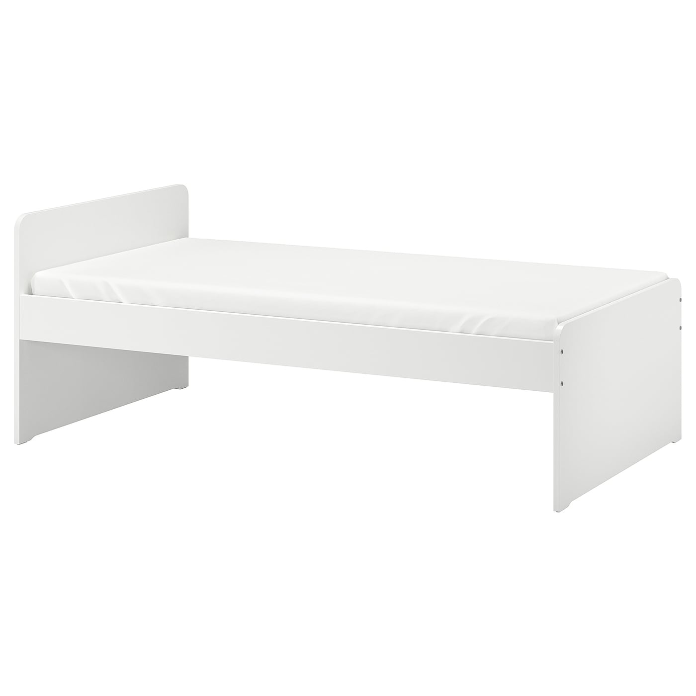 IKEA SLÄKT rama łóżka, biały, 90x200 cm