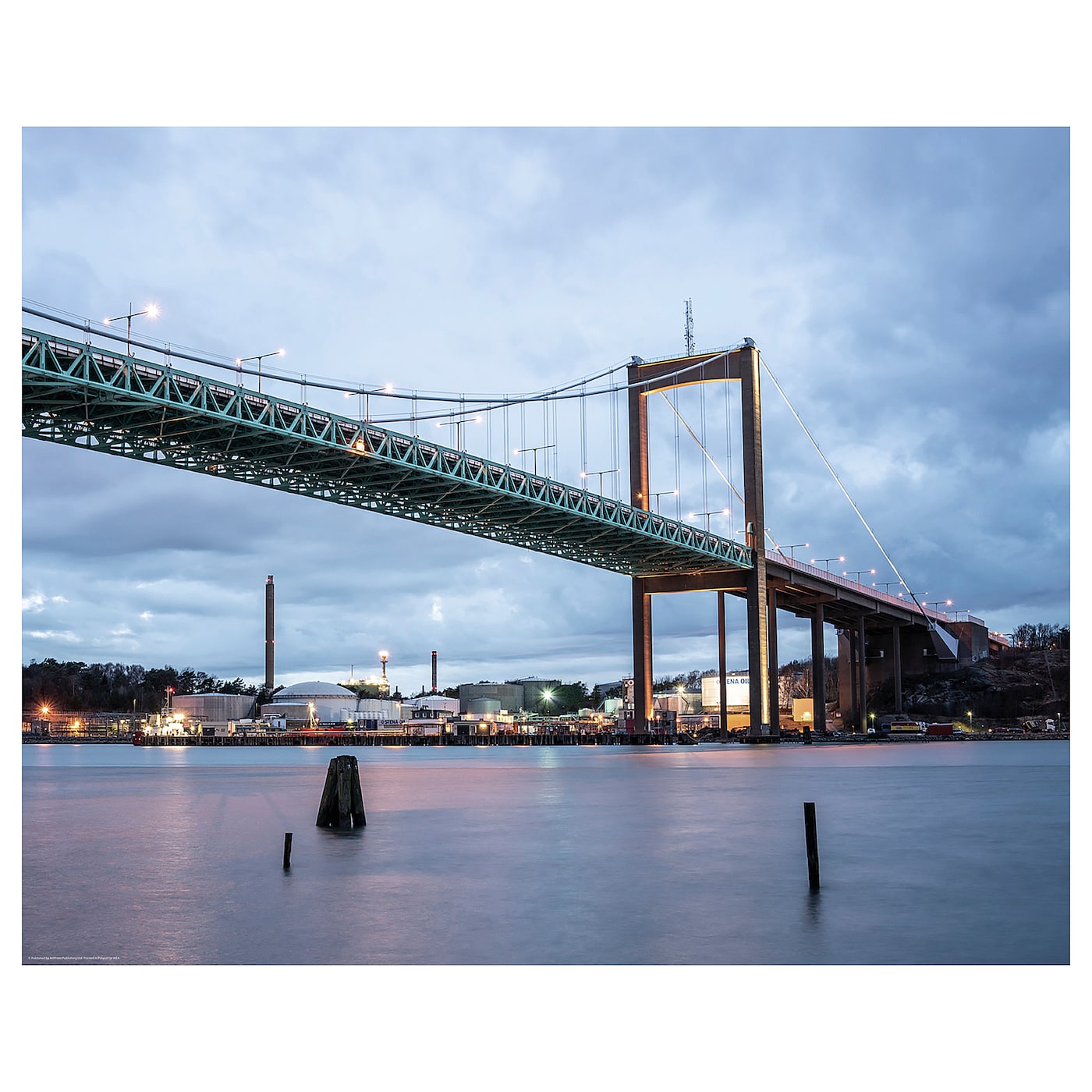IKEA BILD Plakat, Most Älvsborg, Göteborg, 50x40 cm
