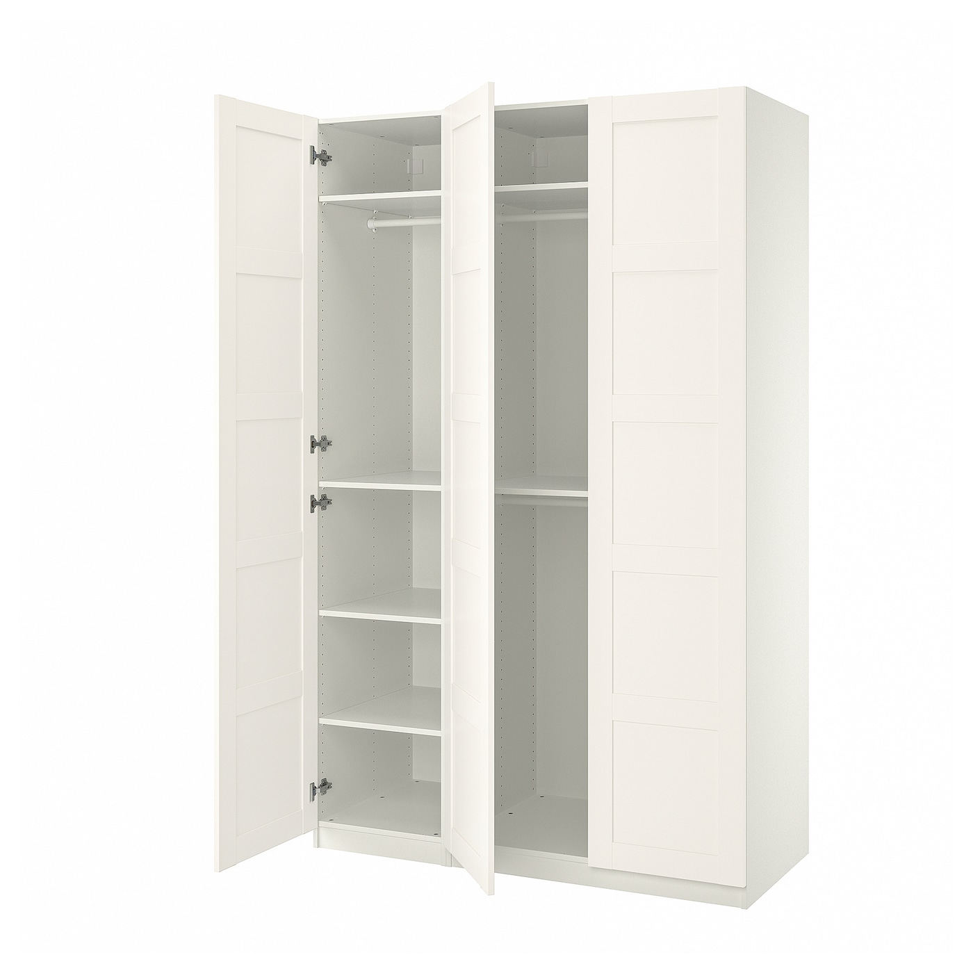 IKEA PAX / BERGSBO kombinacja szafy, biały/biały, 150x60x236 cm