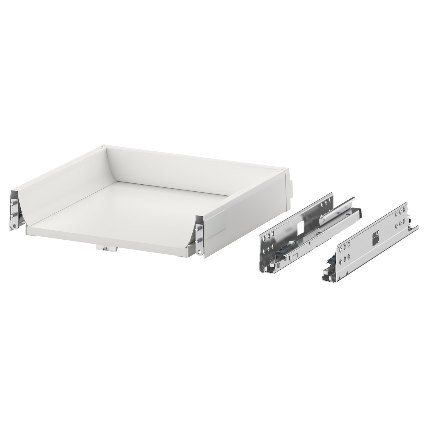 IKEA MAXIMERA szuflada, niska, biały, 40x37 cm