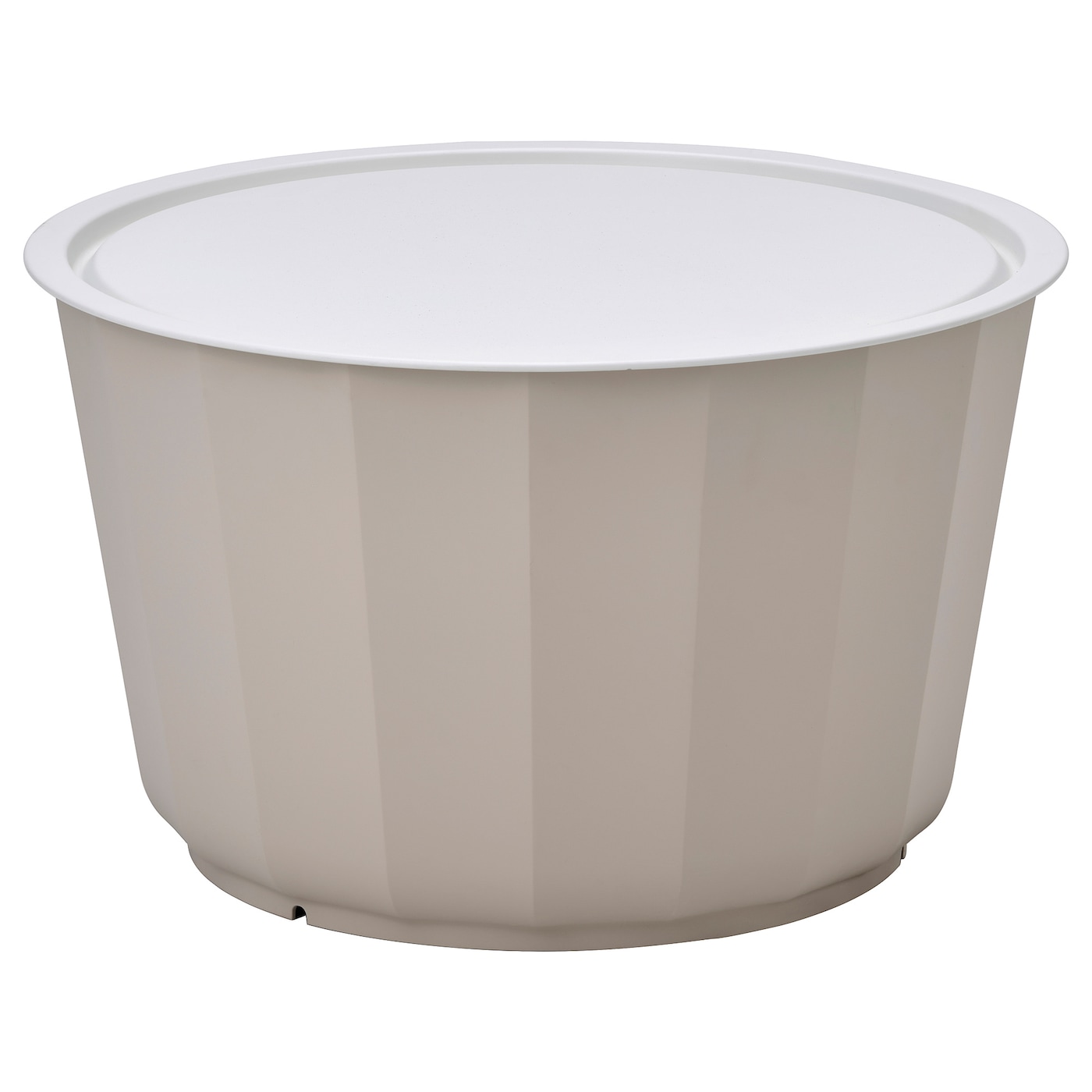 IKEA LÅGASKÄR stolik kawowy, ogrodowy, beżowy, Średnica: 74 cm