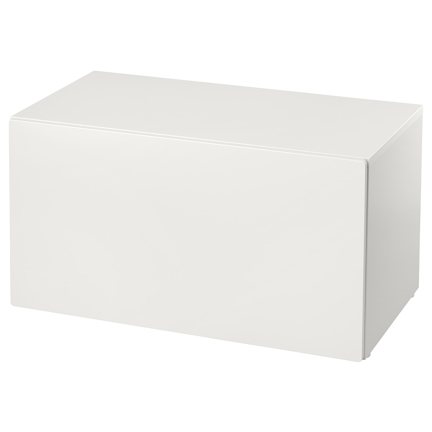 IKEA SMÅSTAD ławka z pojemnikiem na zabawki, biały/biały, 90x52x48 cm