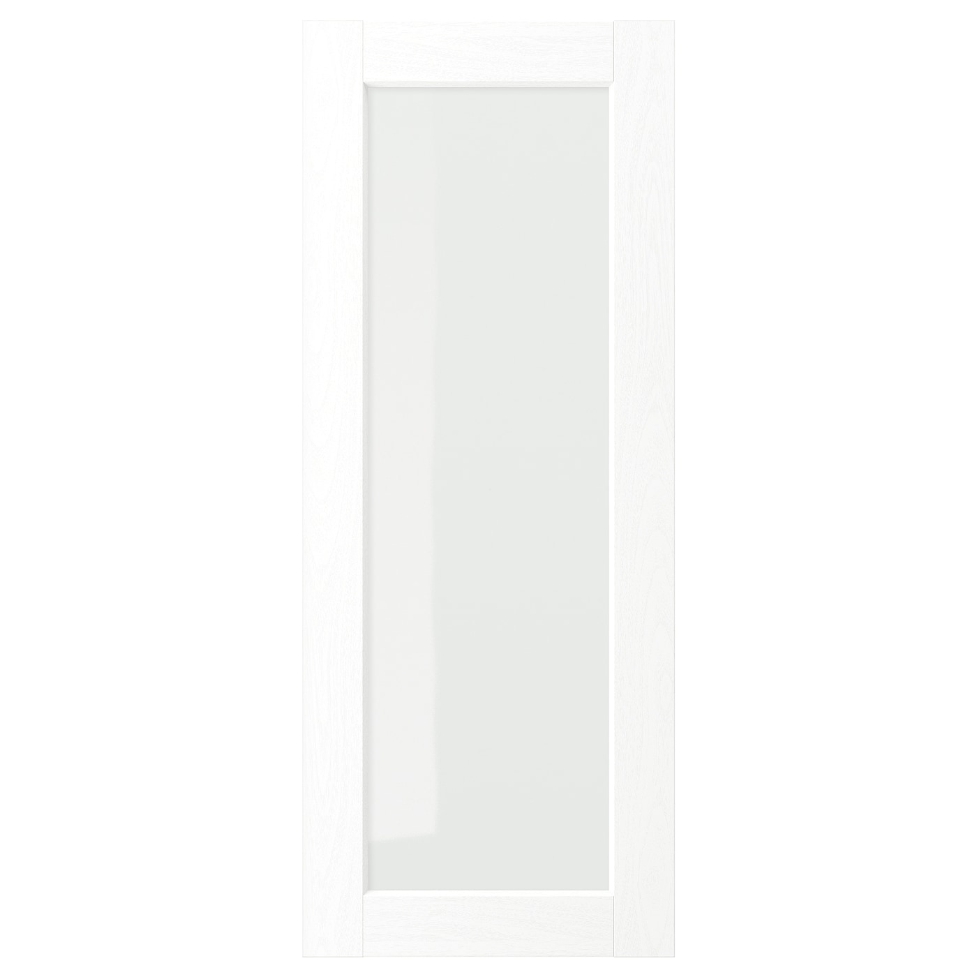 IKEA ENKÖPING drzwi szklane, biały imitacja drewna, 40x100 cm