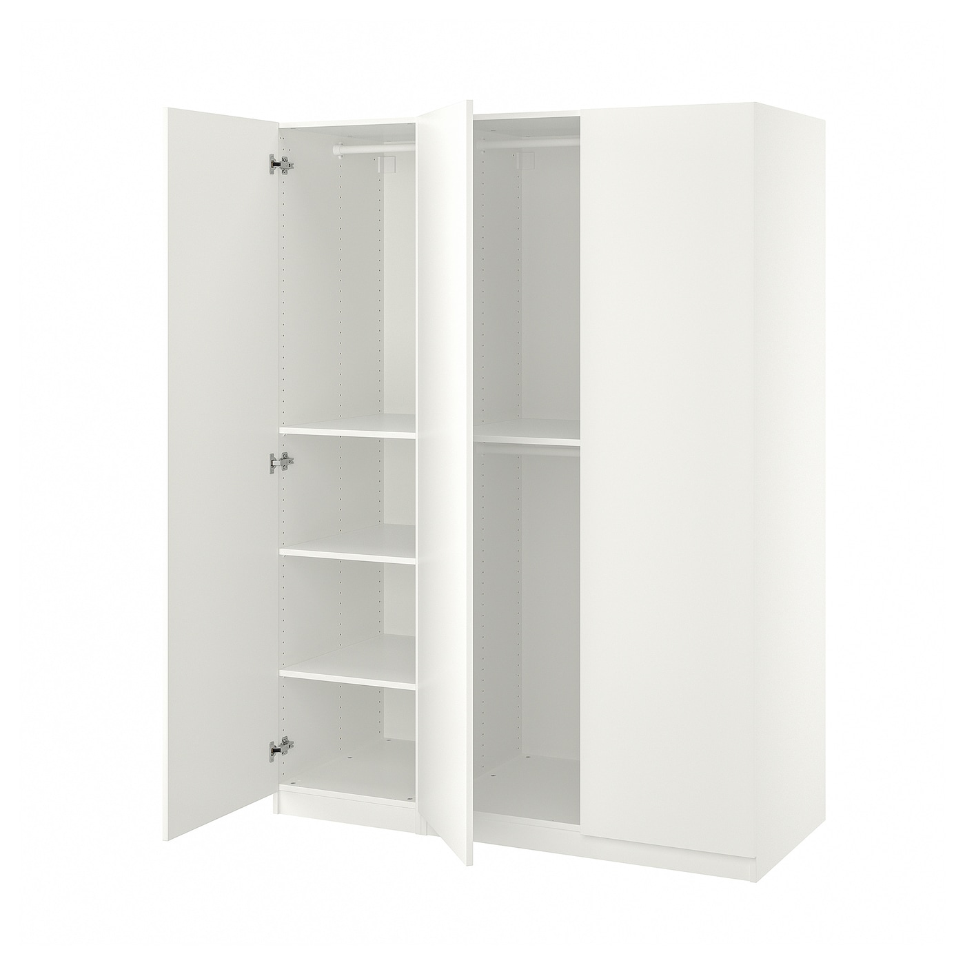 IKEA PAX / FORSAND kombinacja szafy, biały/biały, 150x60x201 cm