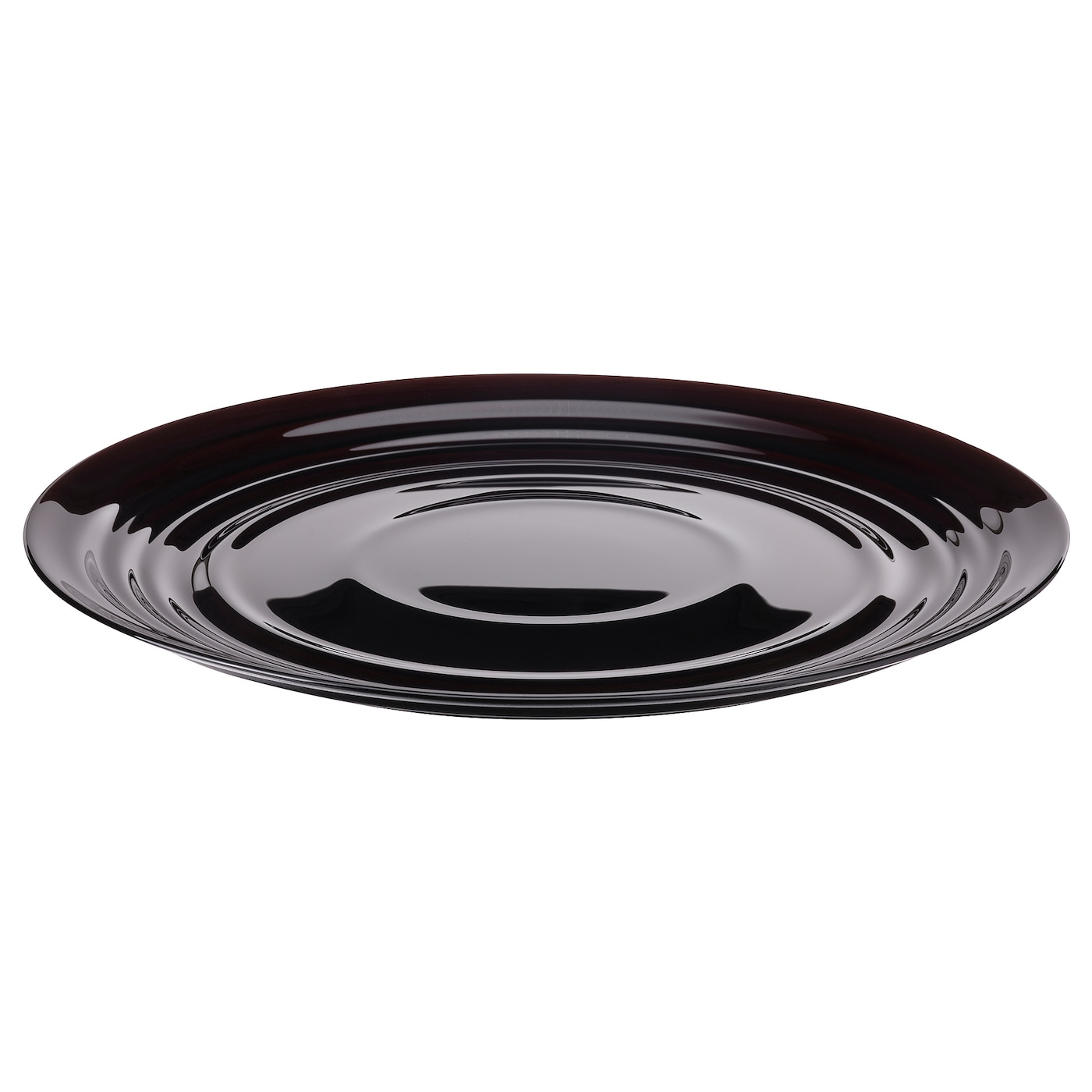 IKEA NÄTBARB talerz, czarny, 24 cm