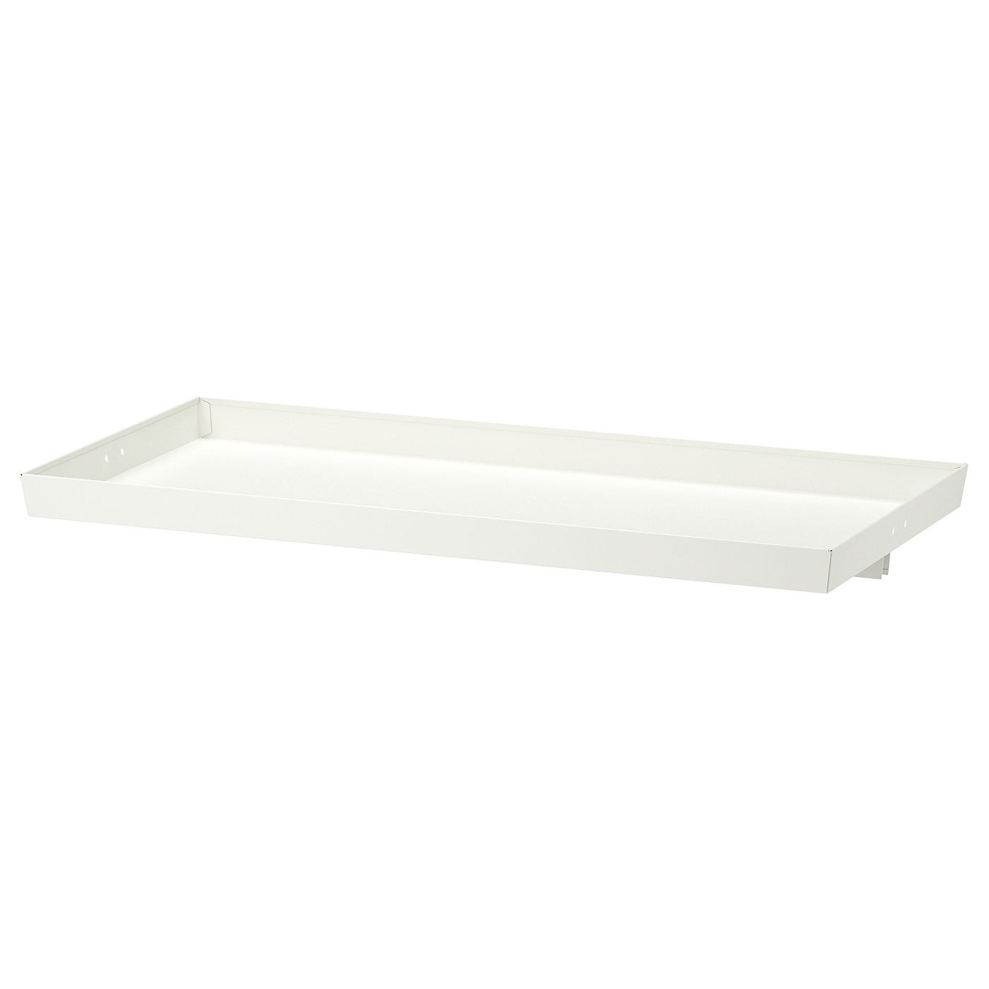IKEA MITTZON półka eksp do ramy z kółkami, biały, 80x4 cm
