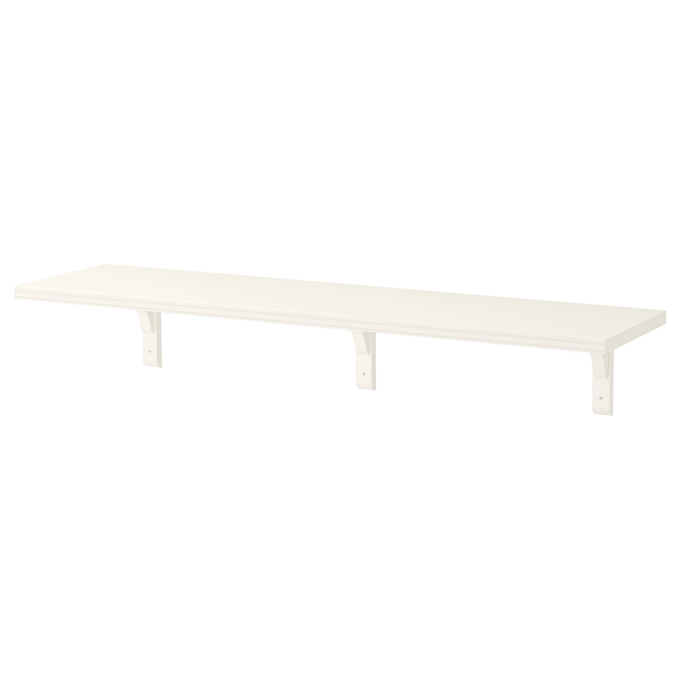 IKEA BERGSHULT / RAMSHULT półka ścienna, biały, 120x30 cm