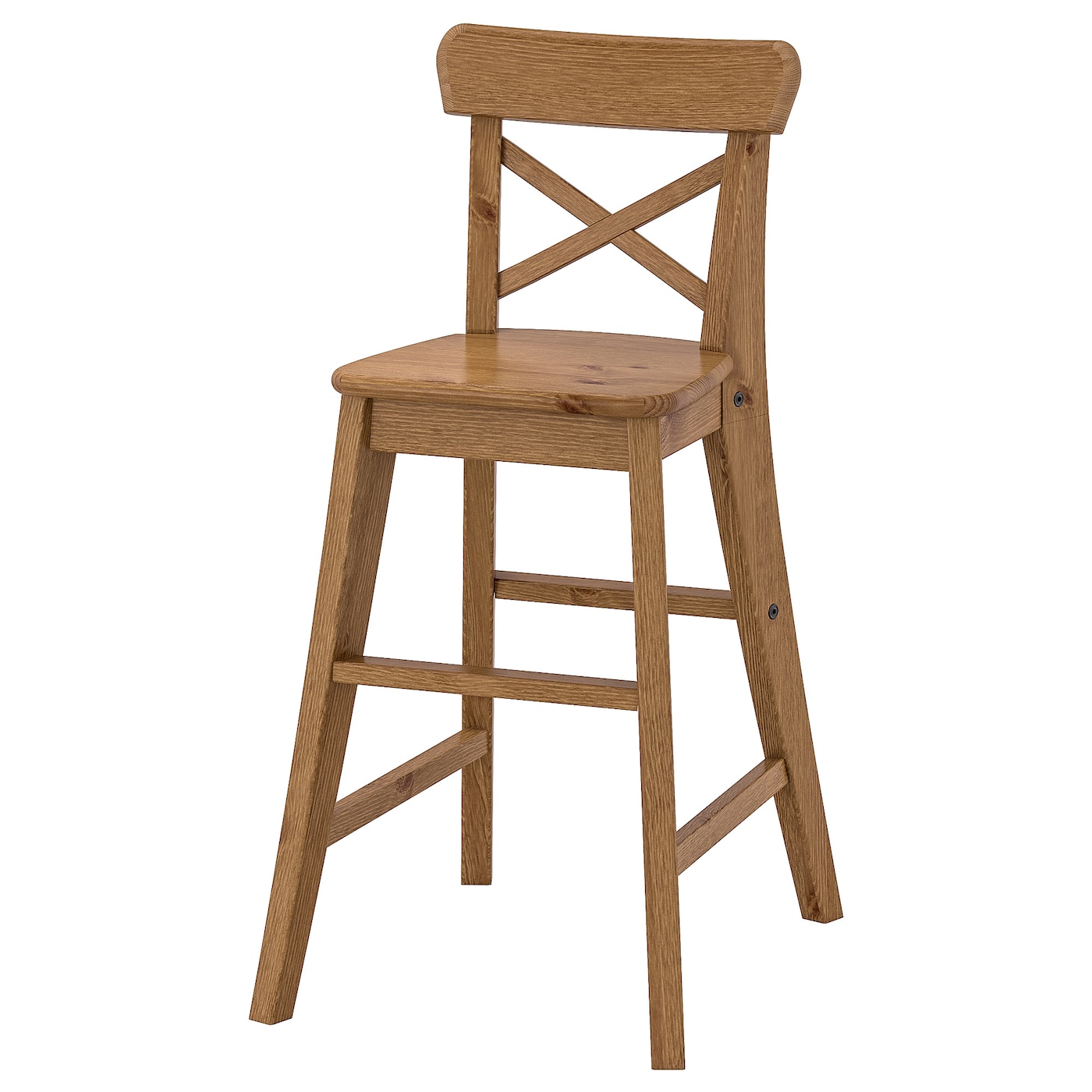 IKEA INGOLF krzesło dziecięce, bejca patynowa, Szerokość: 41 cm