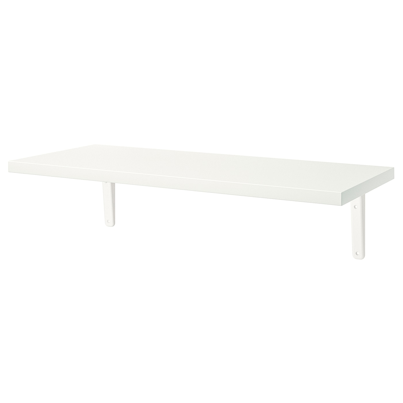 IKEA BERGSHULT / TOMTHULT półka ze wspornikiem, biały, 80x30 cm