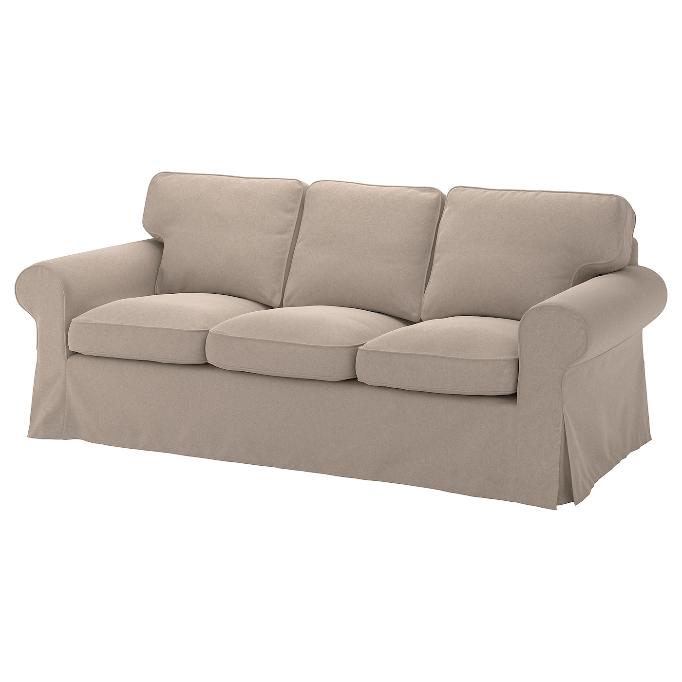IKEA EKTORP sofa 3-osobowa, Tallmyra beżowy, Szerokość: 218 cm