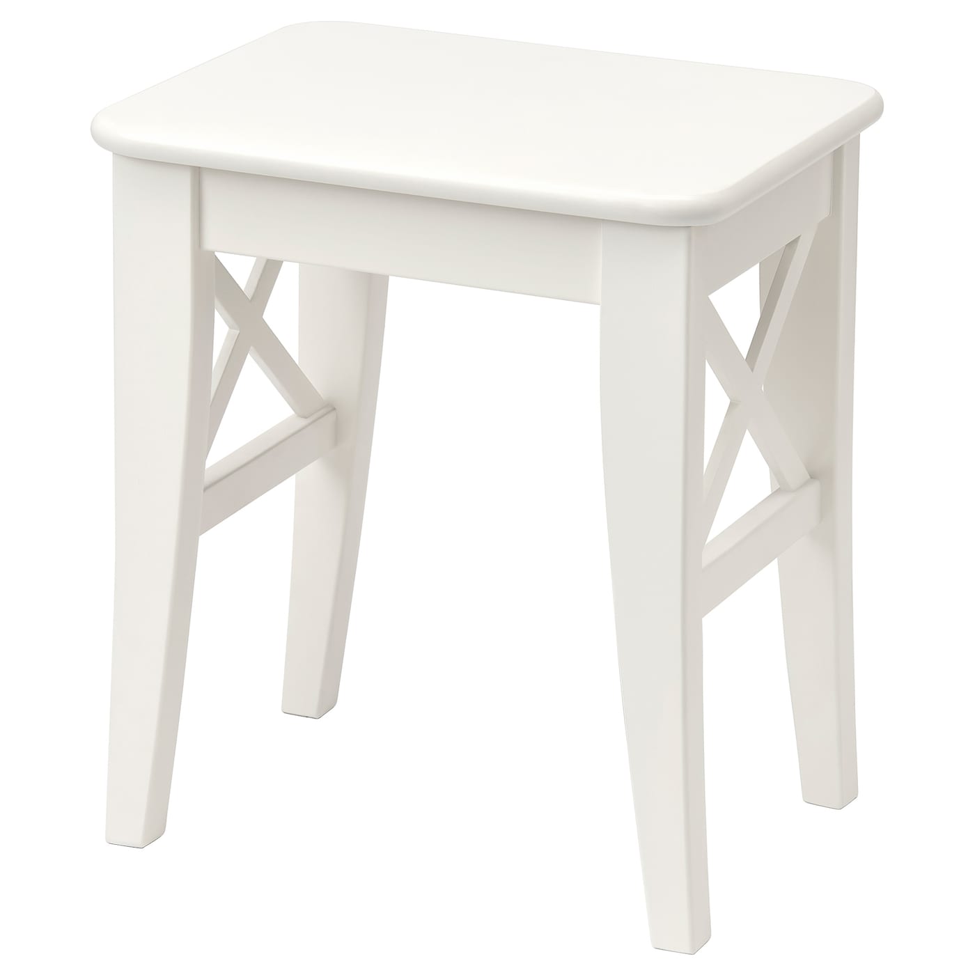 IKEA INGOLF stołek, biały, Przetestowano dla: 100 kg