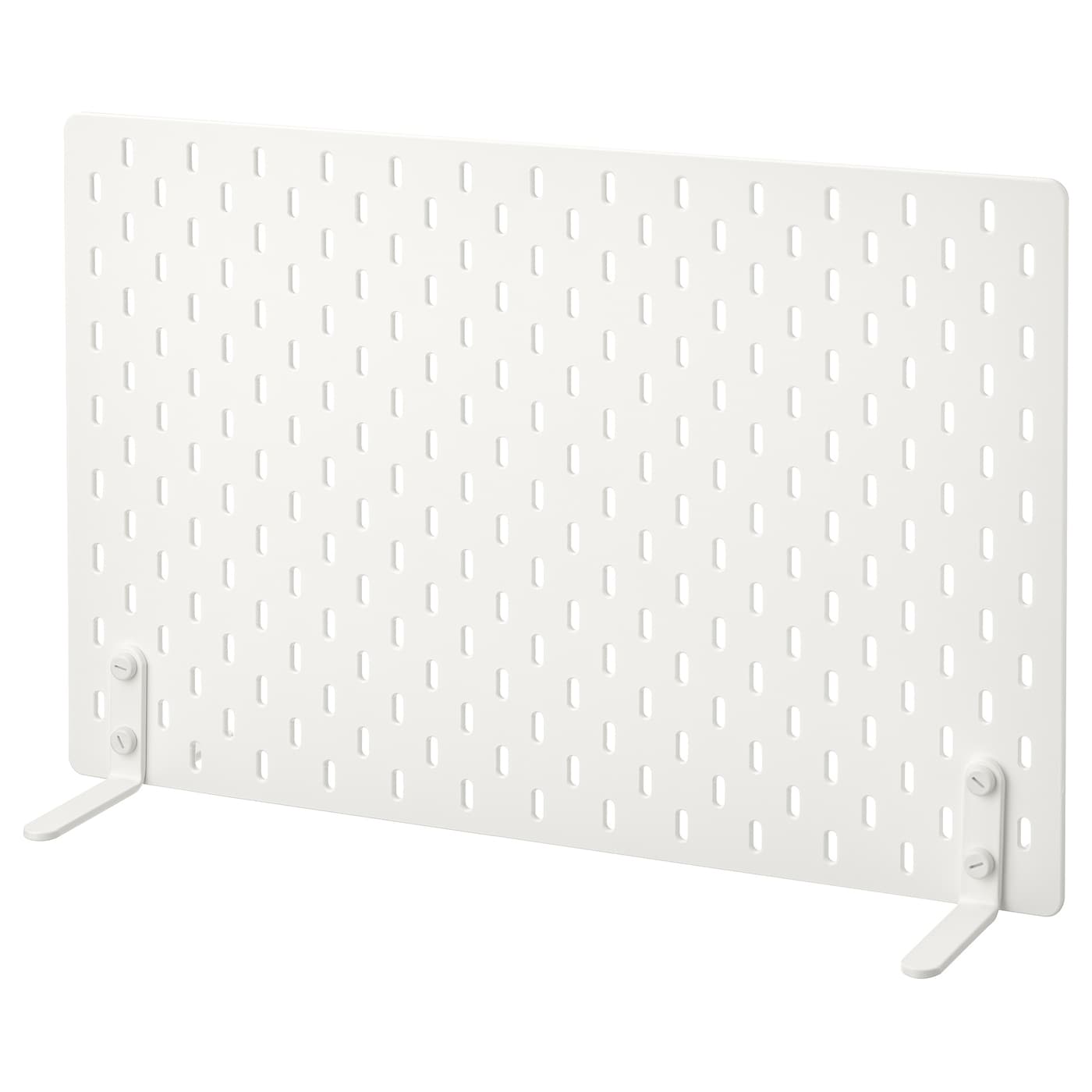 IKEA SKÅDIS wolnostojąca tablica perforowana, biały, 56x37 cm