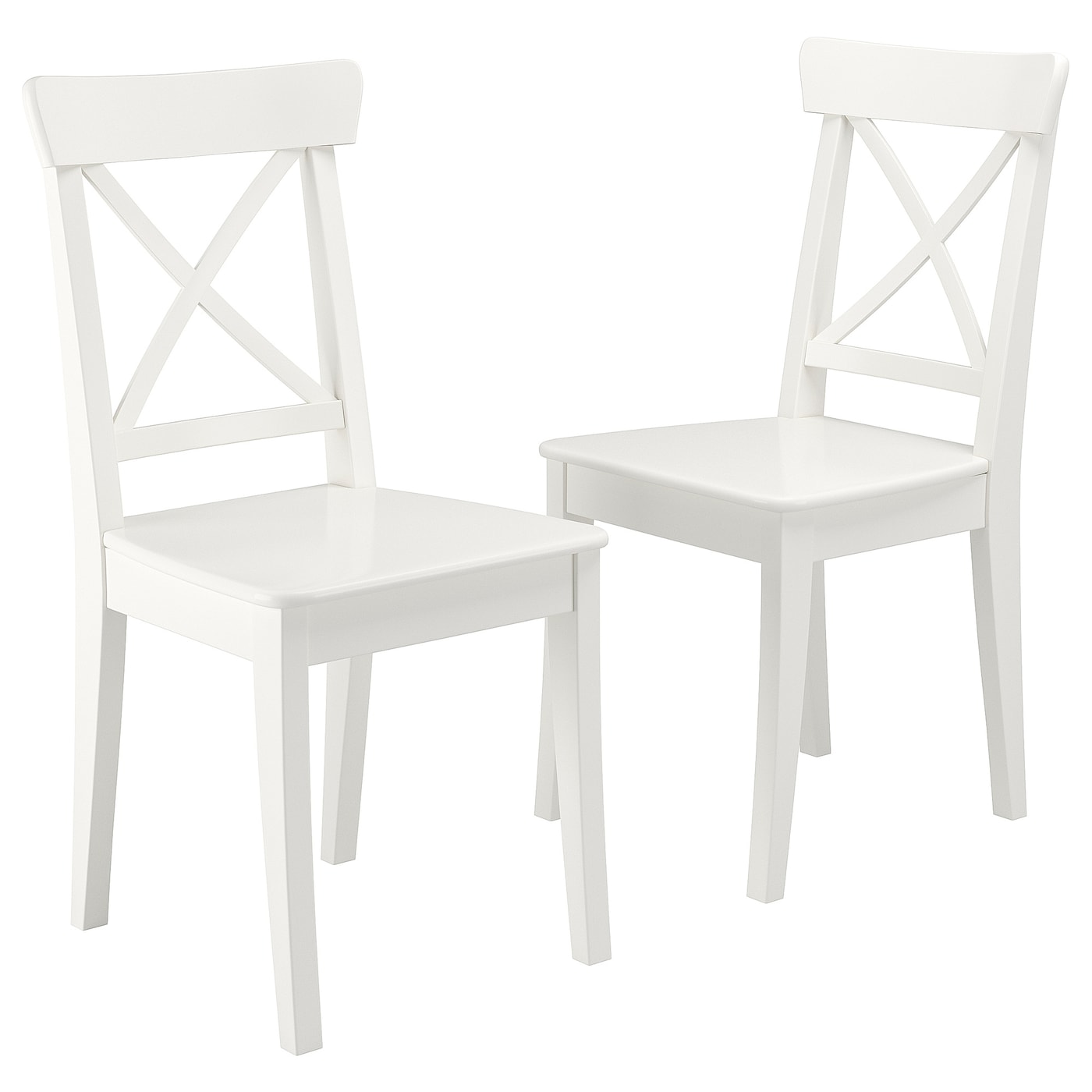 IKEA INGOLF krzesło, biały, Ilość w opakowaniu: 2 szt.