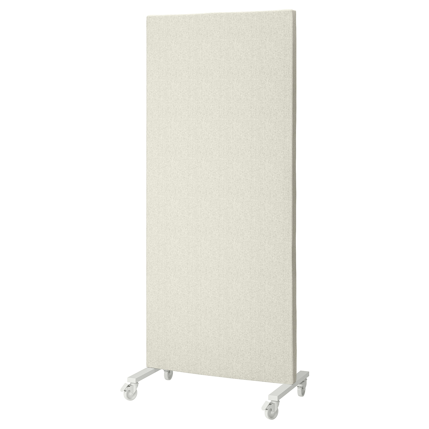 IKEA MITTZON rama z kółkami/ekran akust, Gunnared beżowy/biały, 85x205 cm