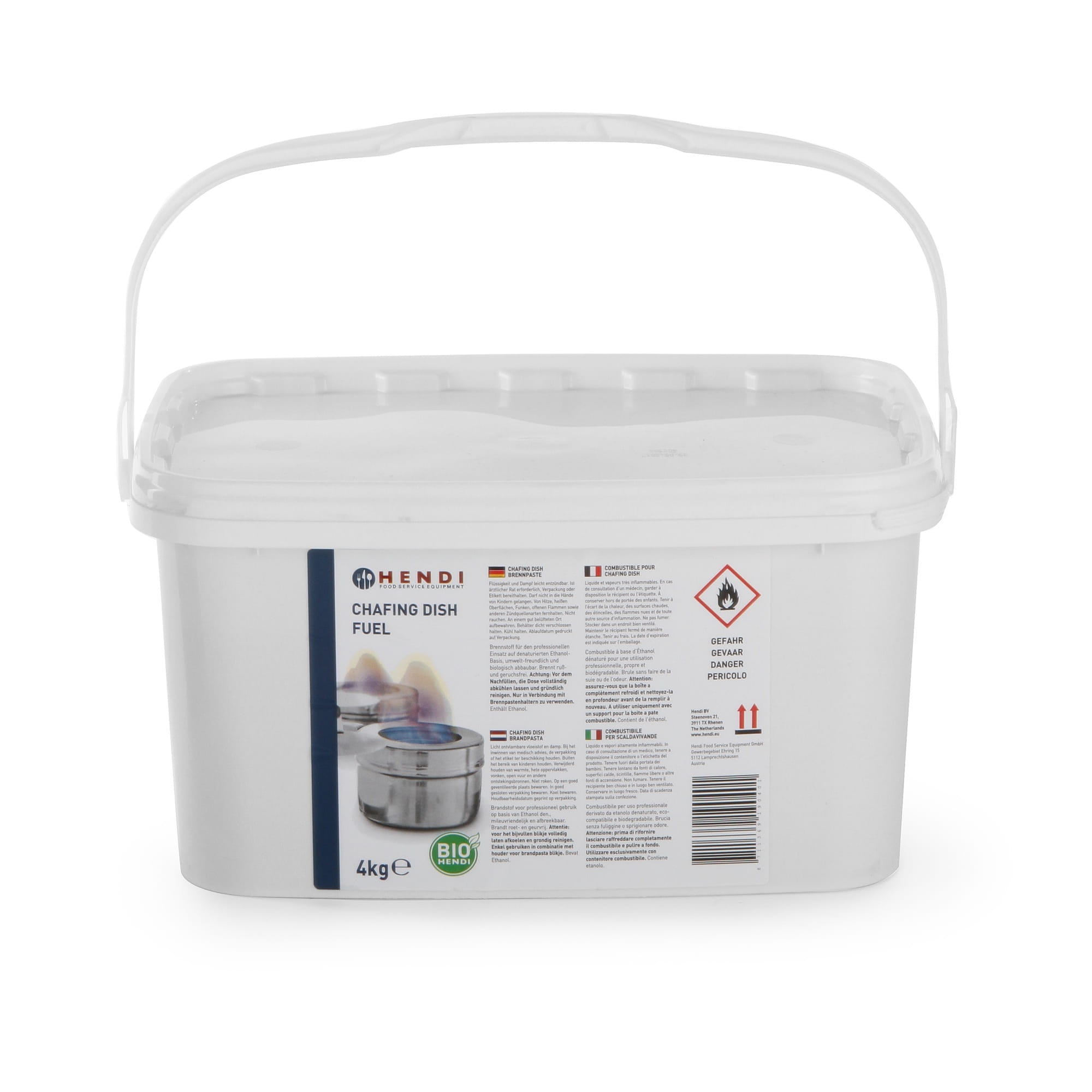 Pasta do podgrzewaczy stołowych zapas 4kg wiadro Hendi