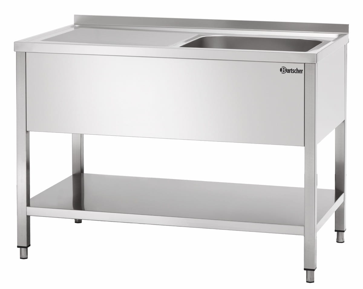 Basen gastronomiczny 120x70x85 ociekacz po lewo